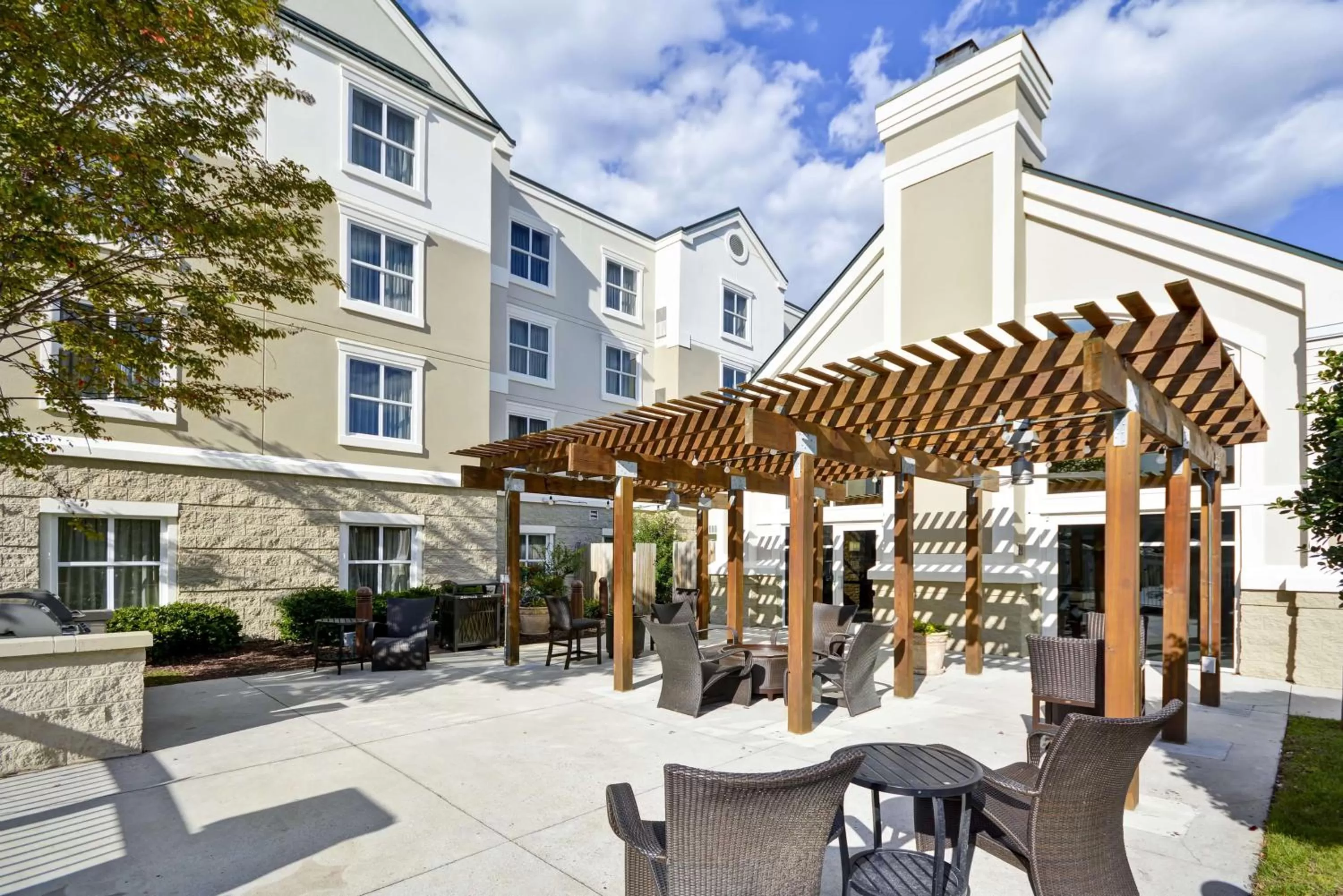Patio in Homewood Suites Durham-Chapel Hill I-40