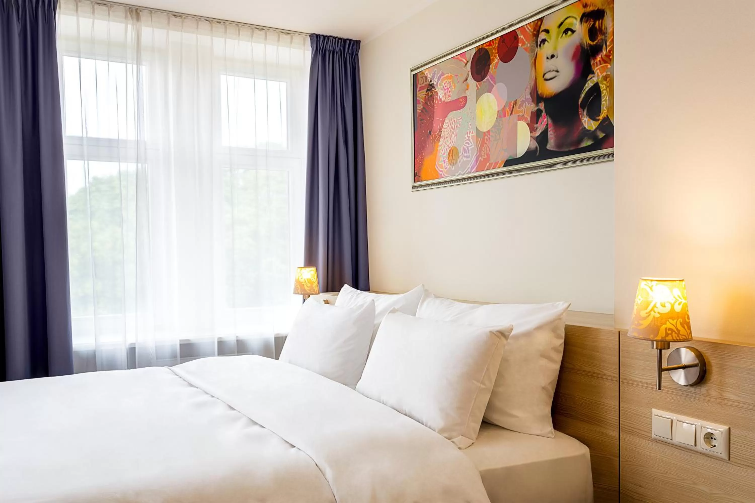 Bed in Radisson Hotel Old Town Riga