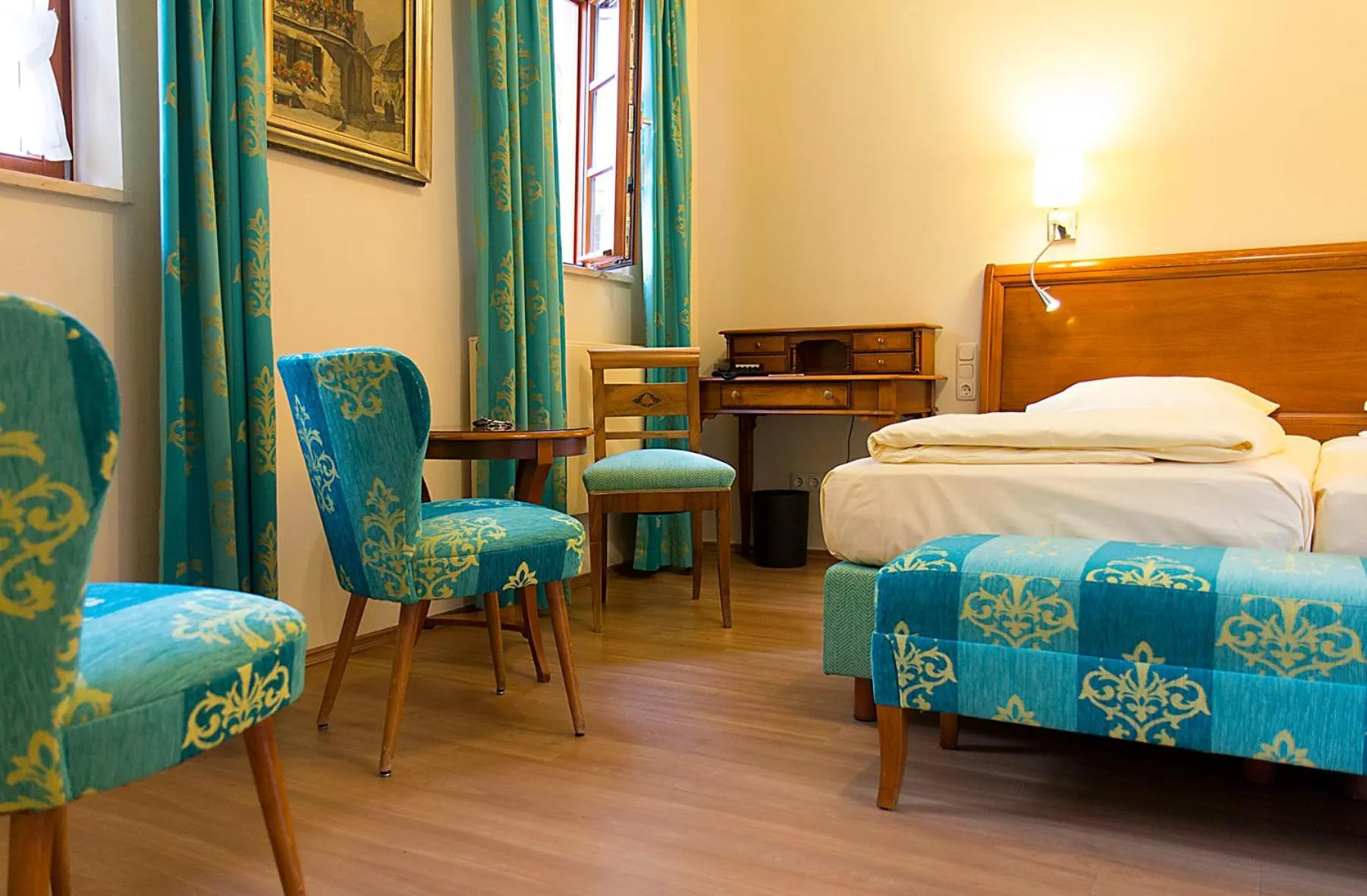 Photo of the whole room, Bed in Hotel Reichsküchenmeister