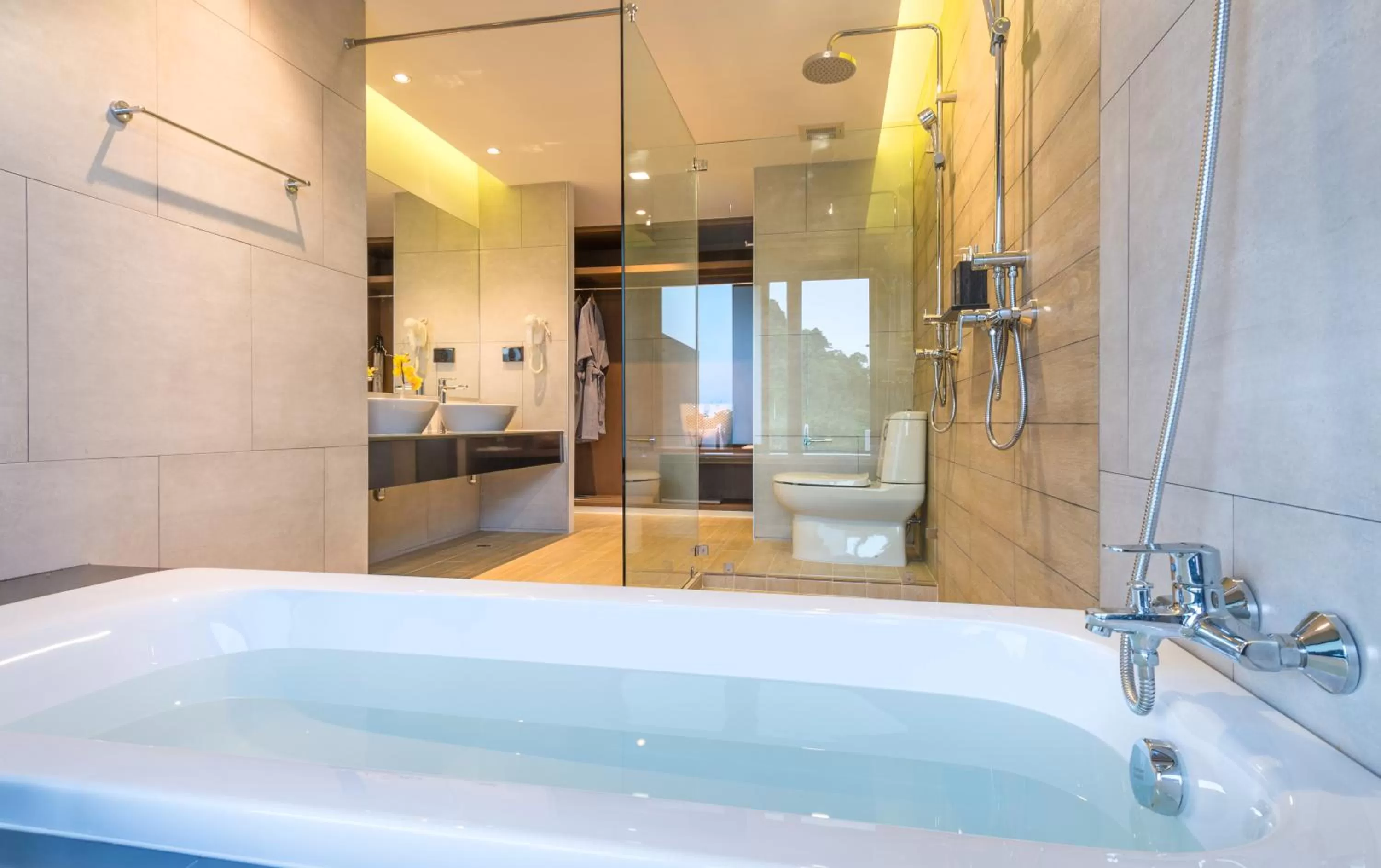 Shower in Cher​mantra​ Aonang​ Resort & Pool​ Suite