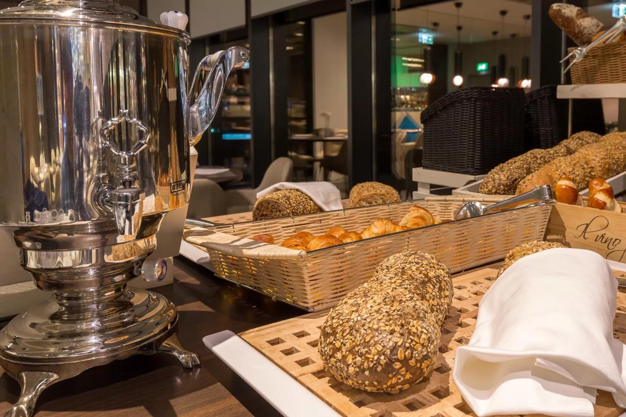 Buffet breakfast in Novotel Lugano Paradiso