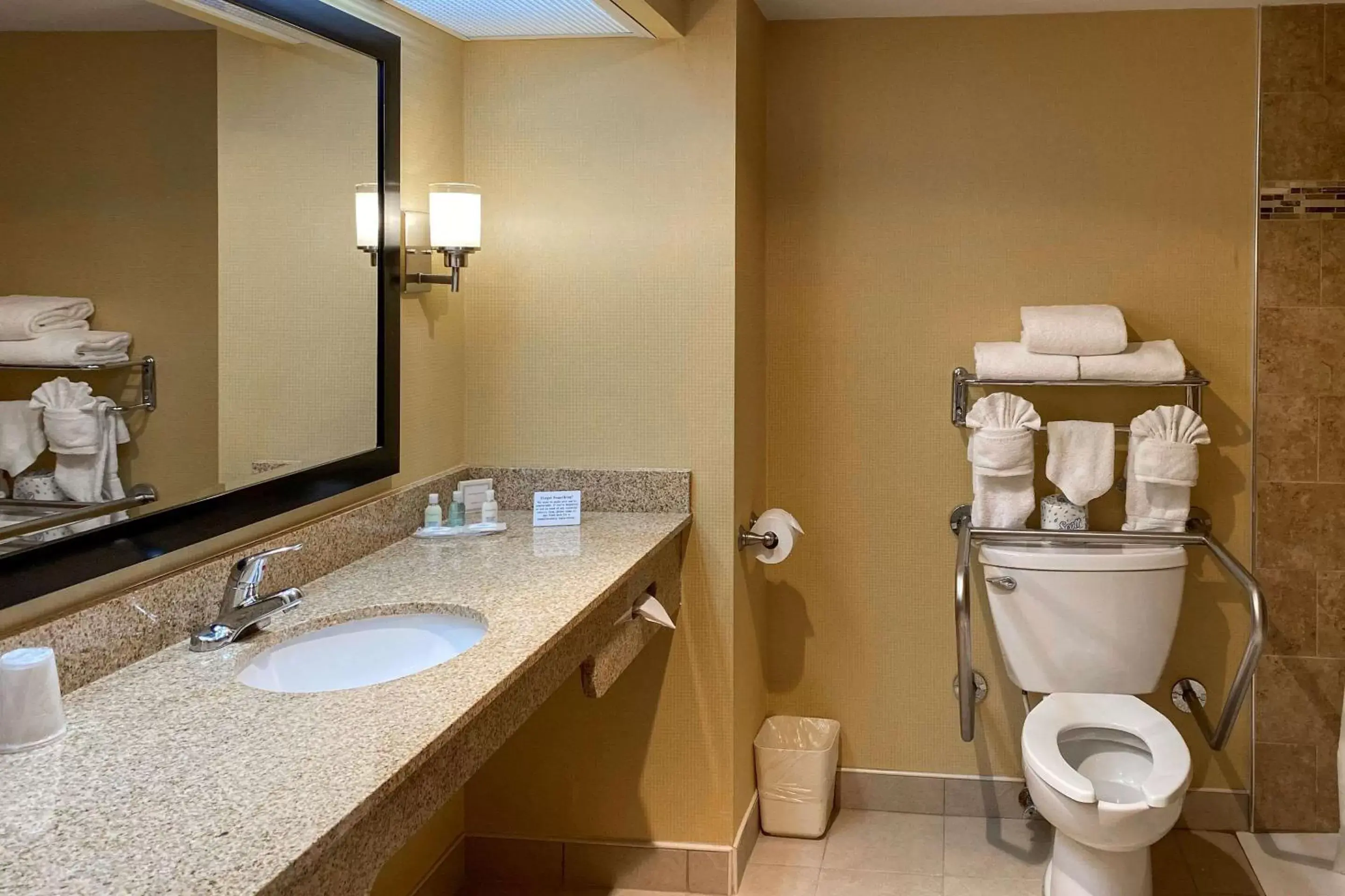 King Room with Roll-In Shower - Accessible/Non-Smoking in Clarion Hotel & Conference Center Toms River King Room with Roll-In Shower - Accessible/Non-Smoking in Clarion Hotel & Conference Center Toms River