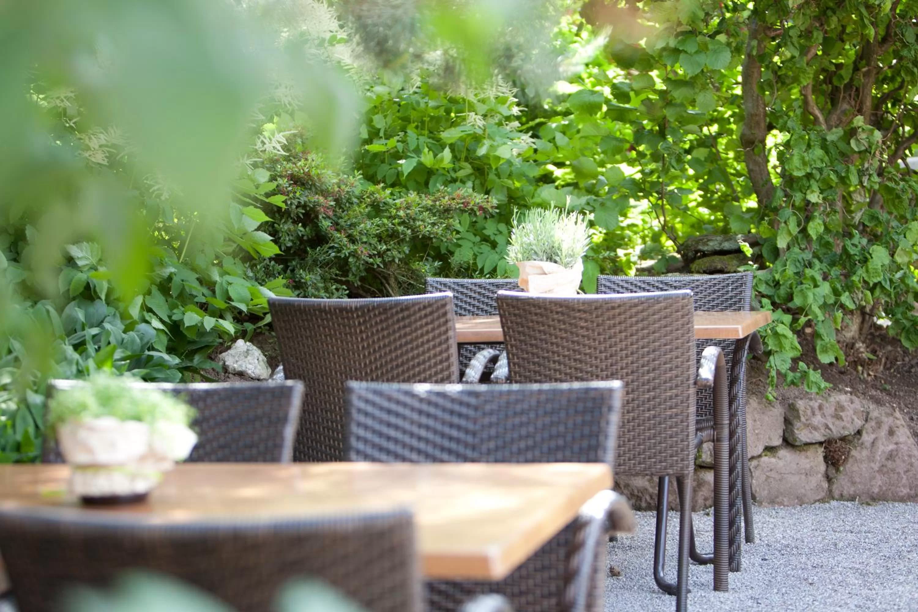 Patio in Naturhotel Holzwurm