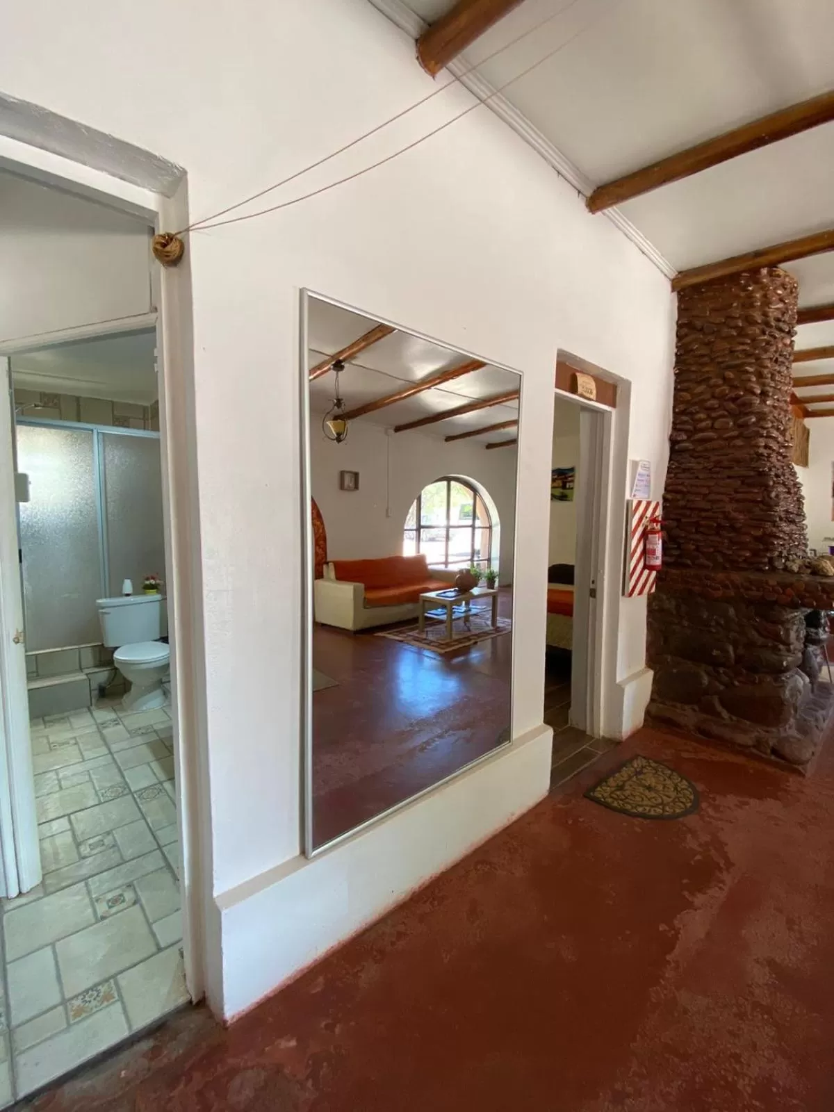 Bathroom in CaminAndes Hostal