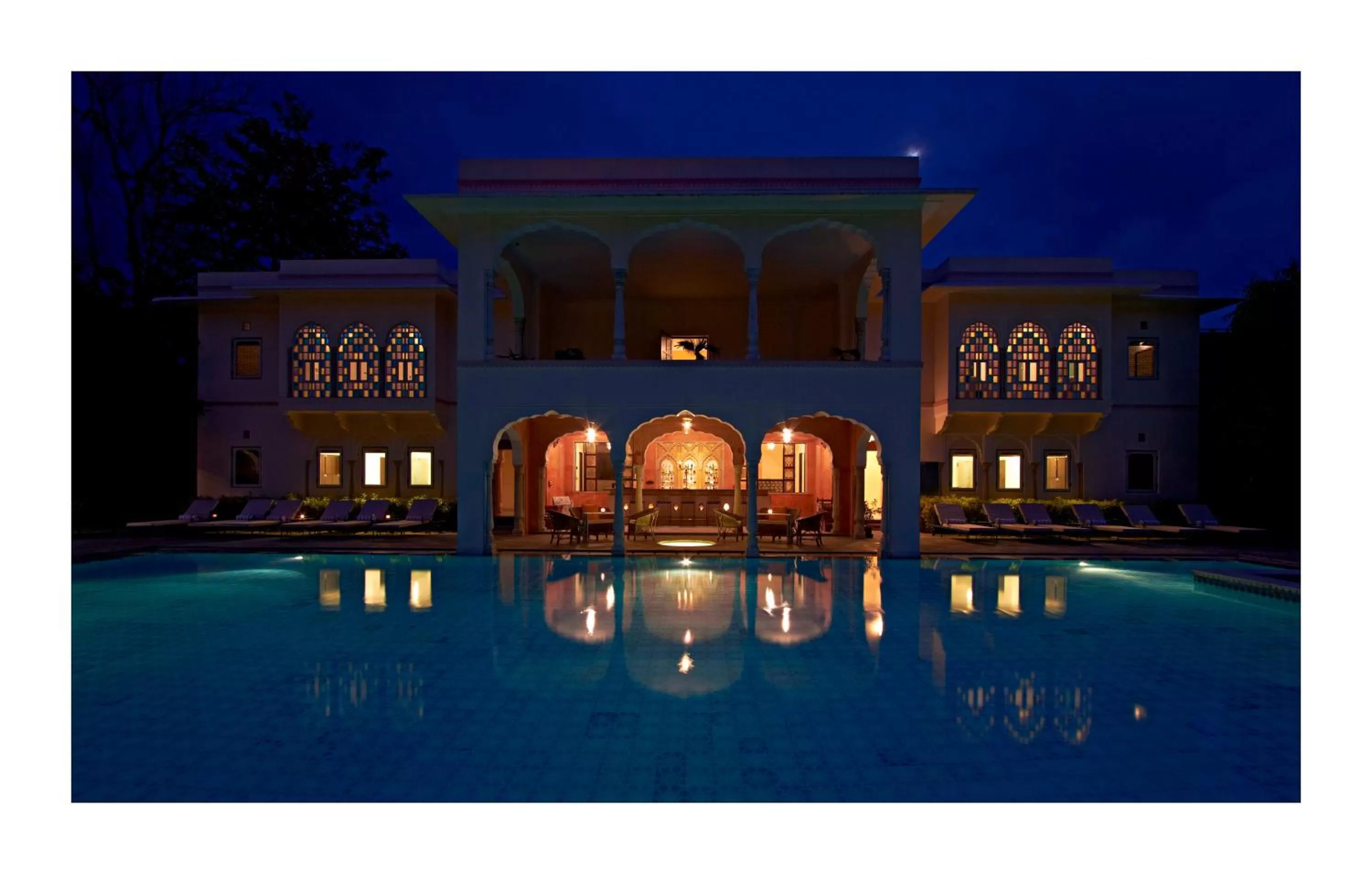Swimming pool in Samode Haveli