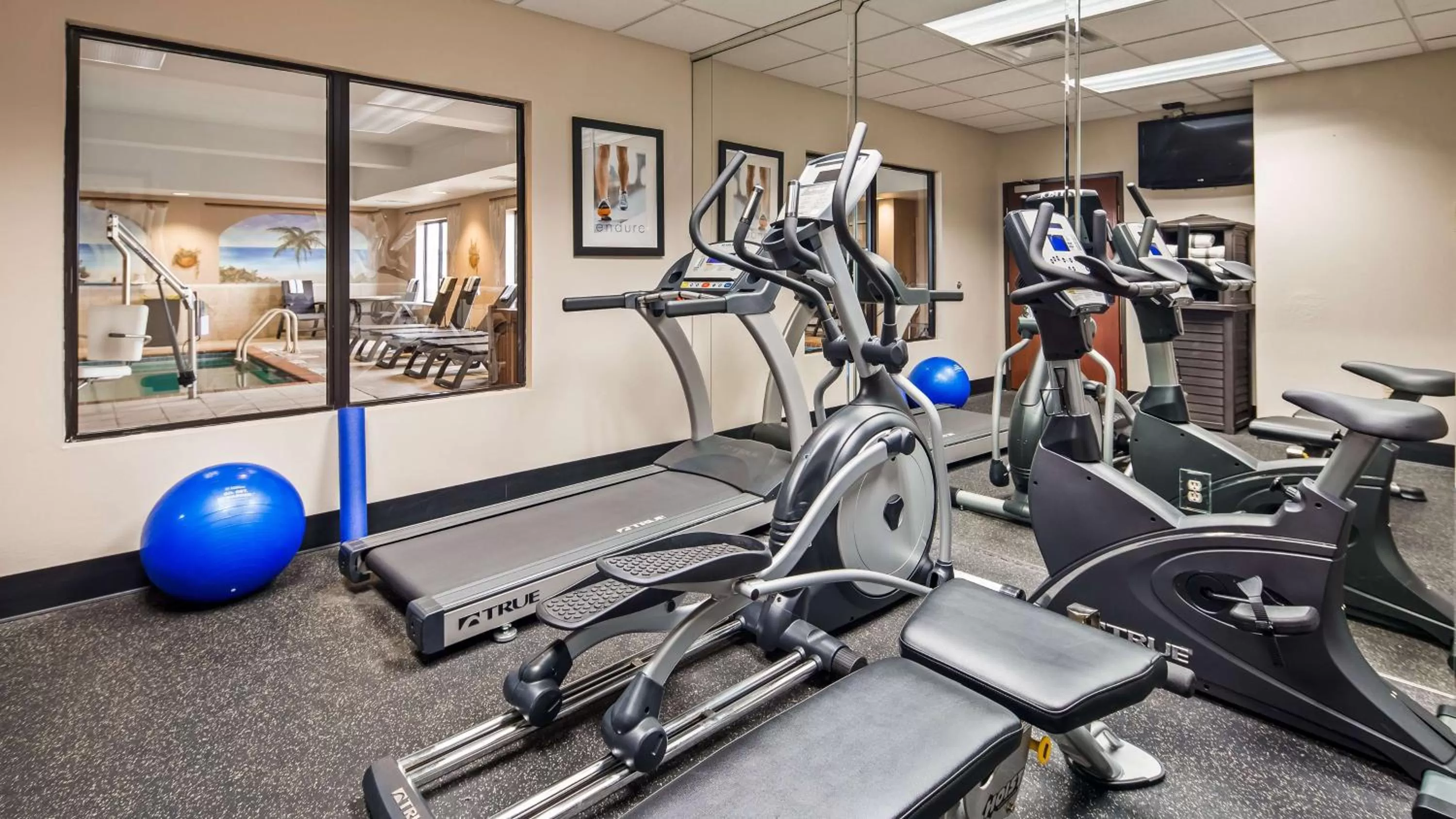 Fitness centre/facilities in Best Western PLUS Memorial Inn