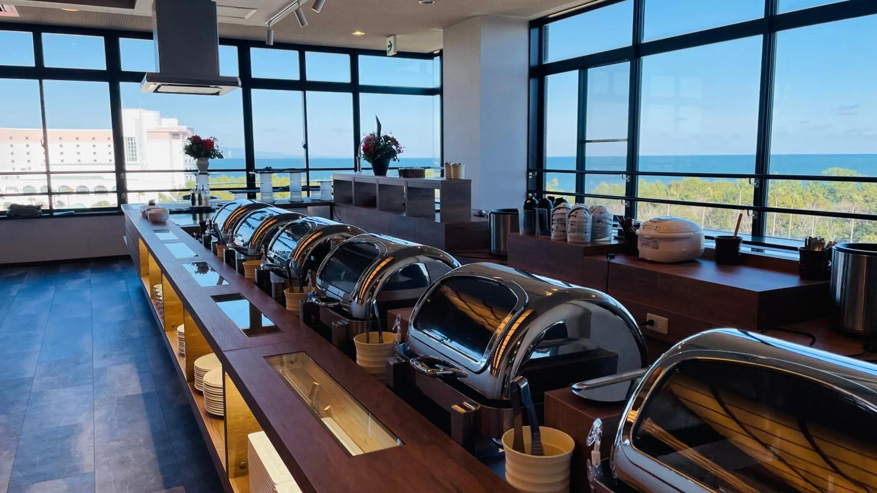 Breakfast in Route Inn Grantia Aoshima Taiyokaku