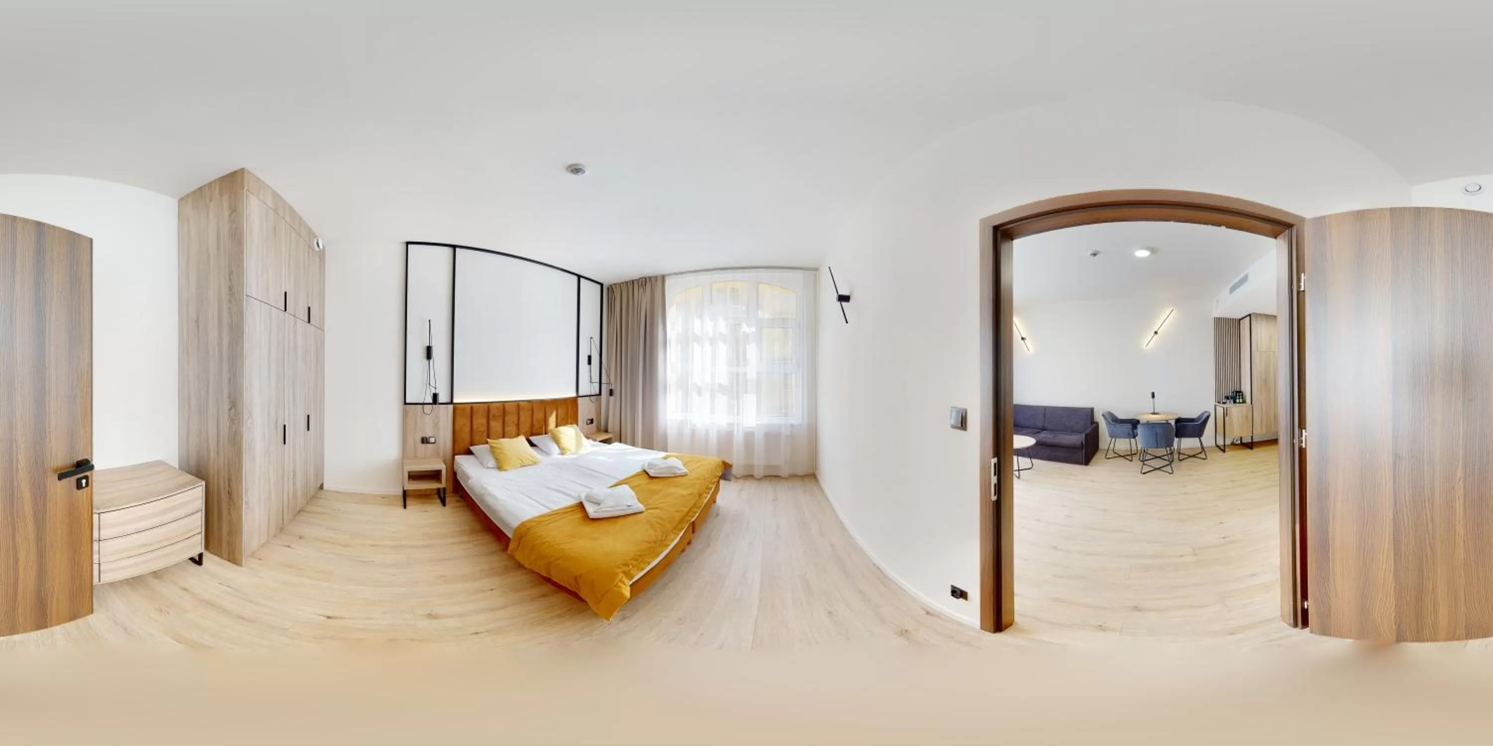 Bed in FACTORY RESORT wellness & spa