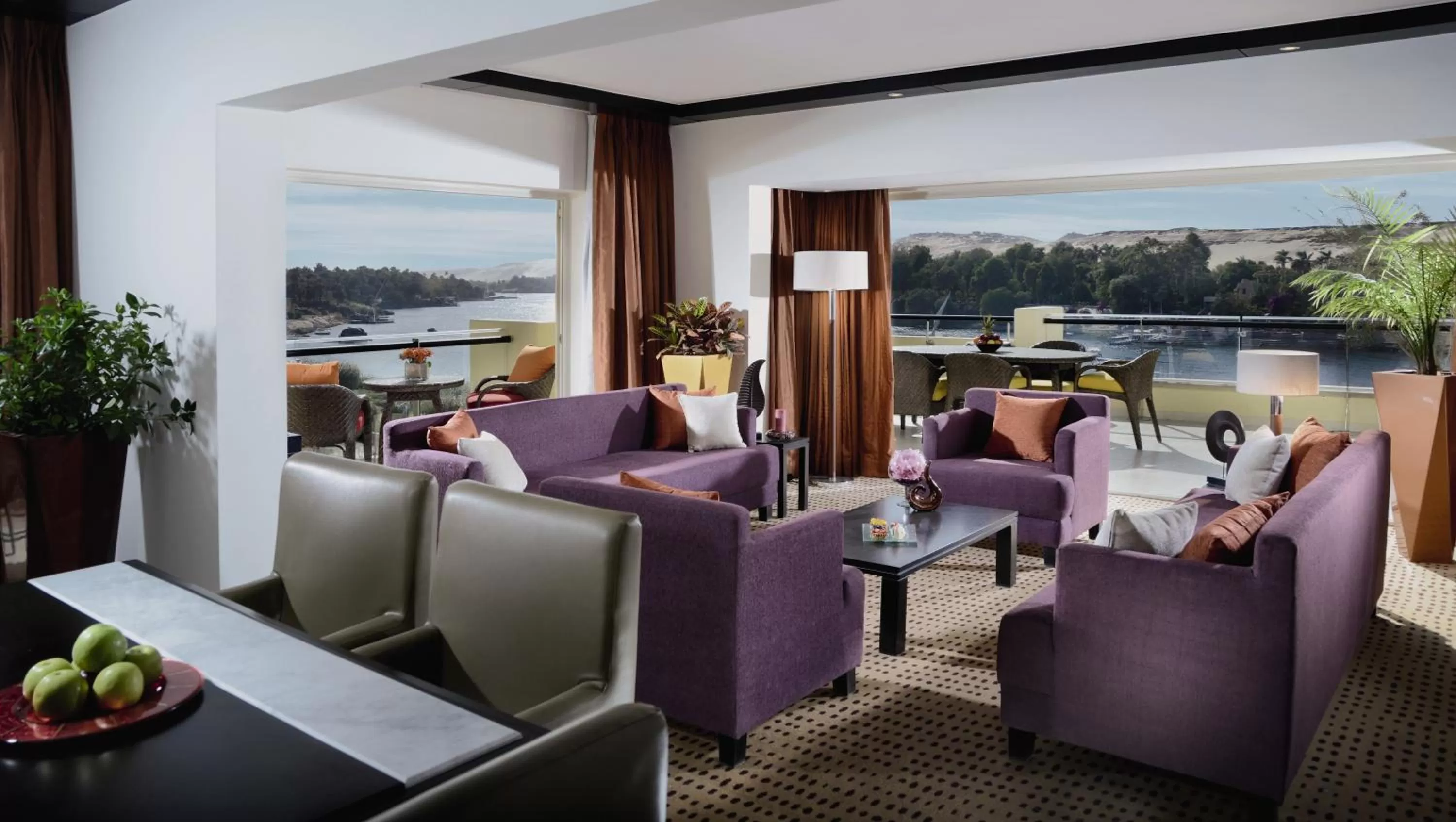 Living room in Mövenpick Resort Aswan