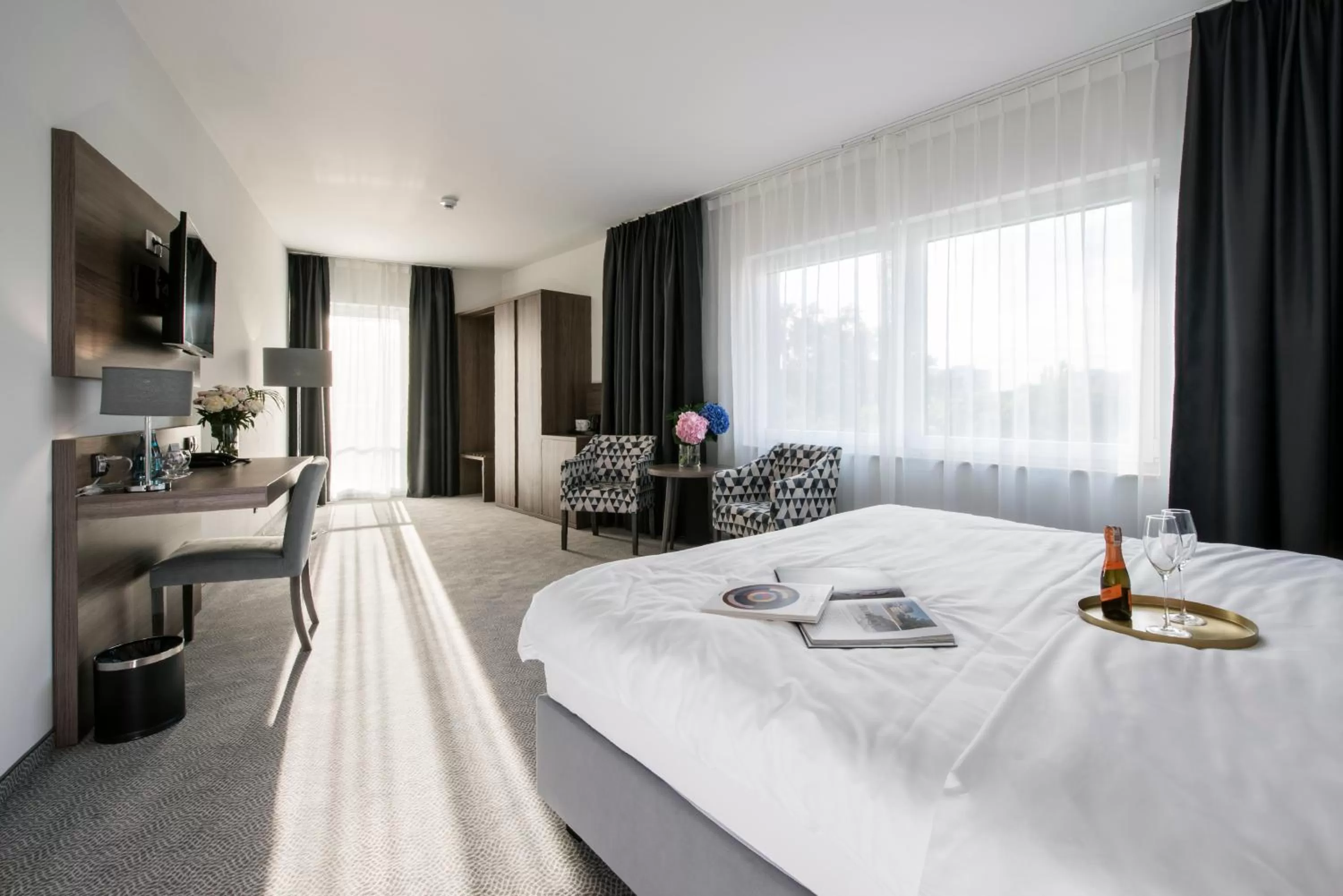 Bed in DB Hotel Wrocław