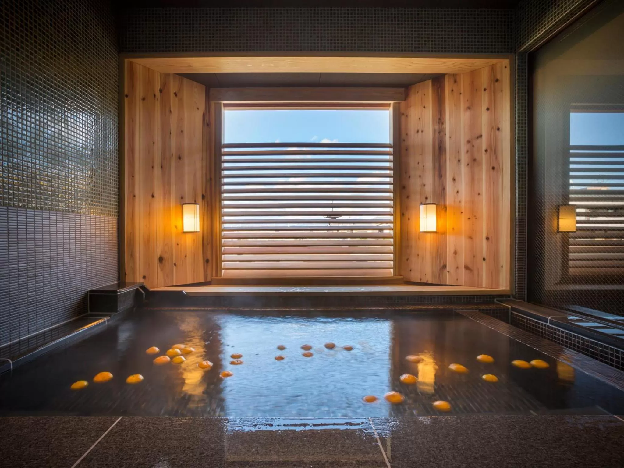 Open Air Bath in Saka Hotel Kyoto