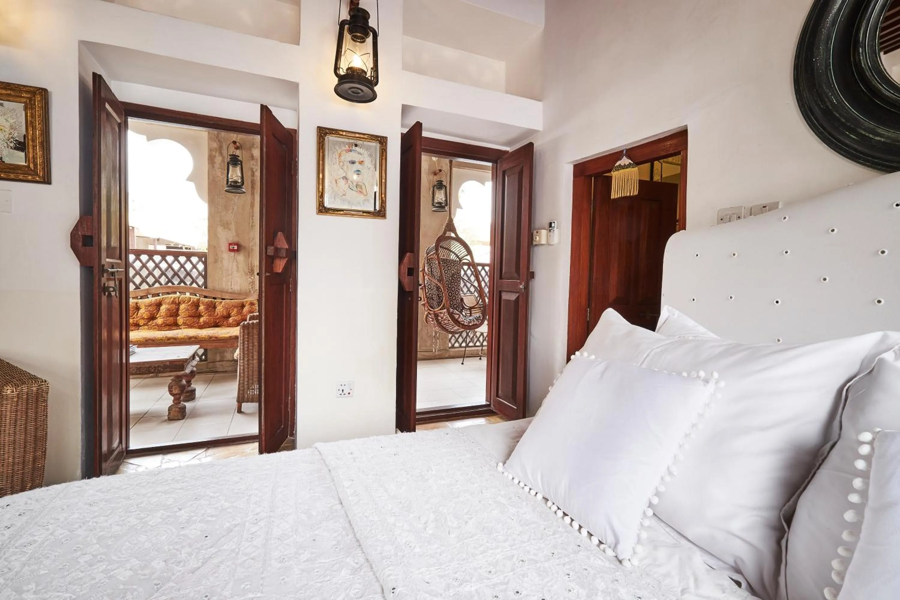 Bedroom, Bed in XVA Art Hotel