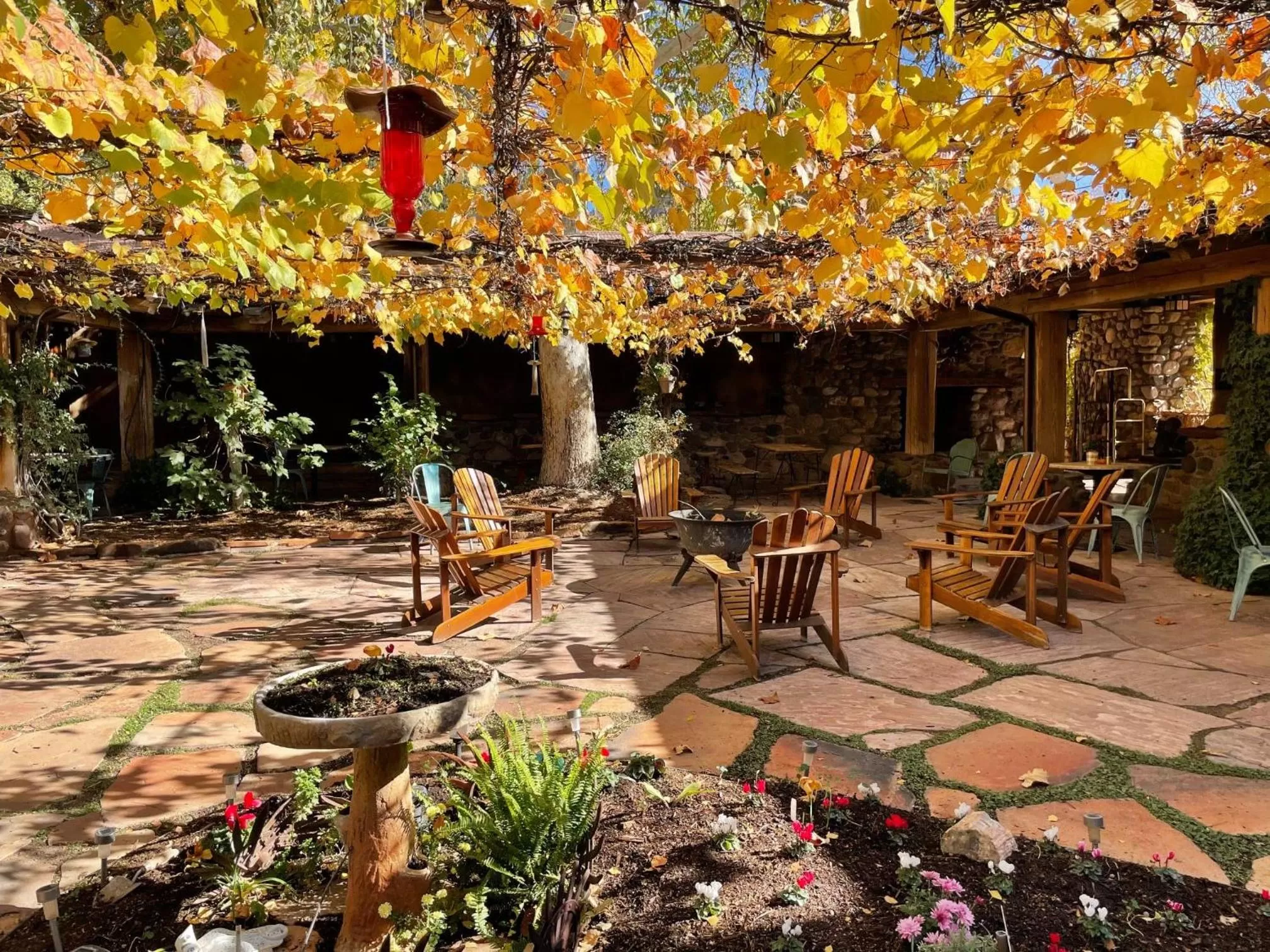 Patio in El Portal Sedona Hotel
