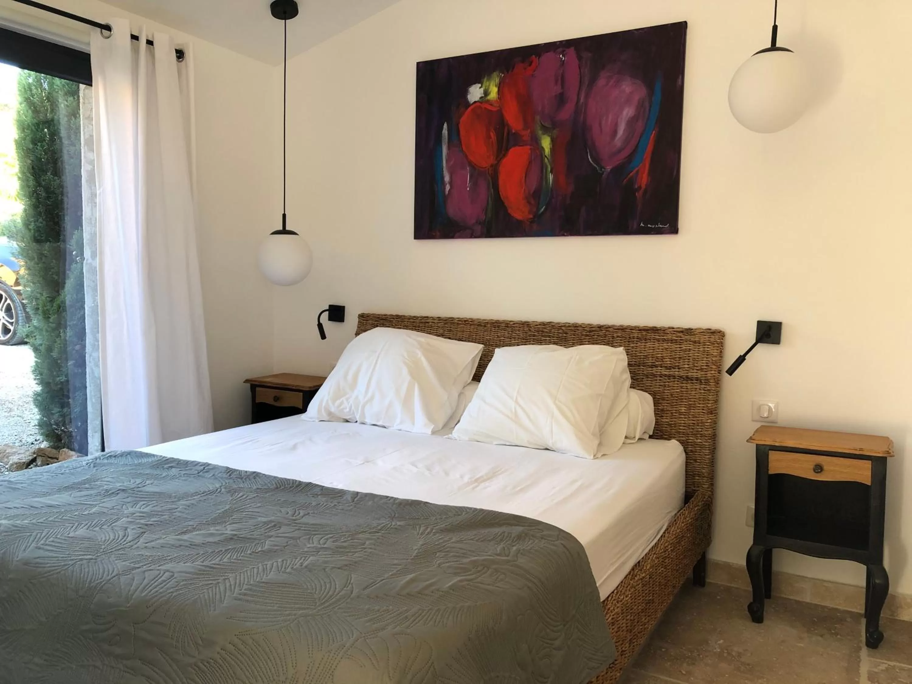 Bed in Villa Catharina