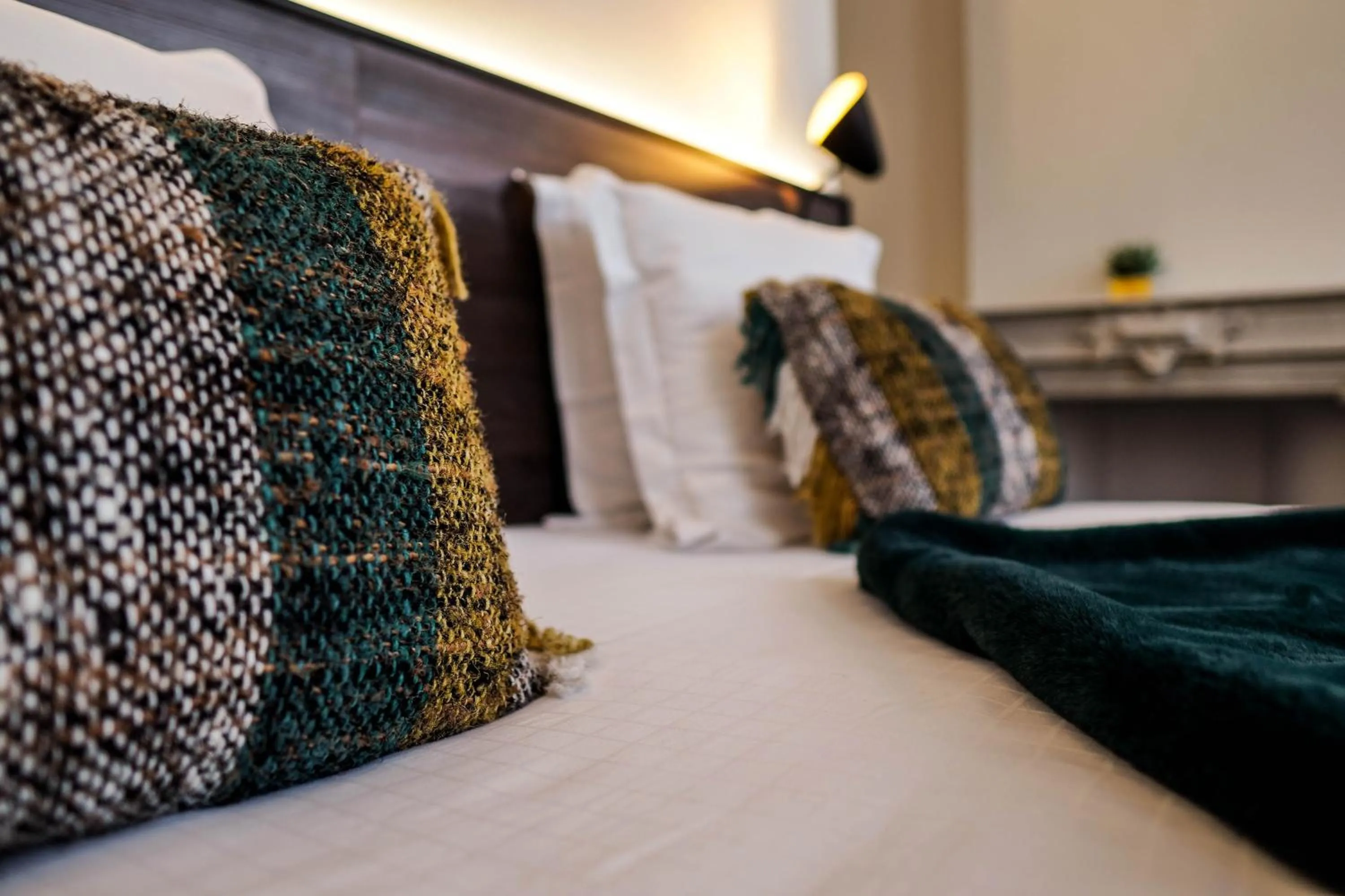 Bed in Hotel Gravensteen