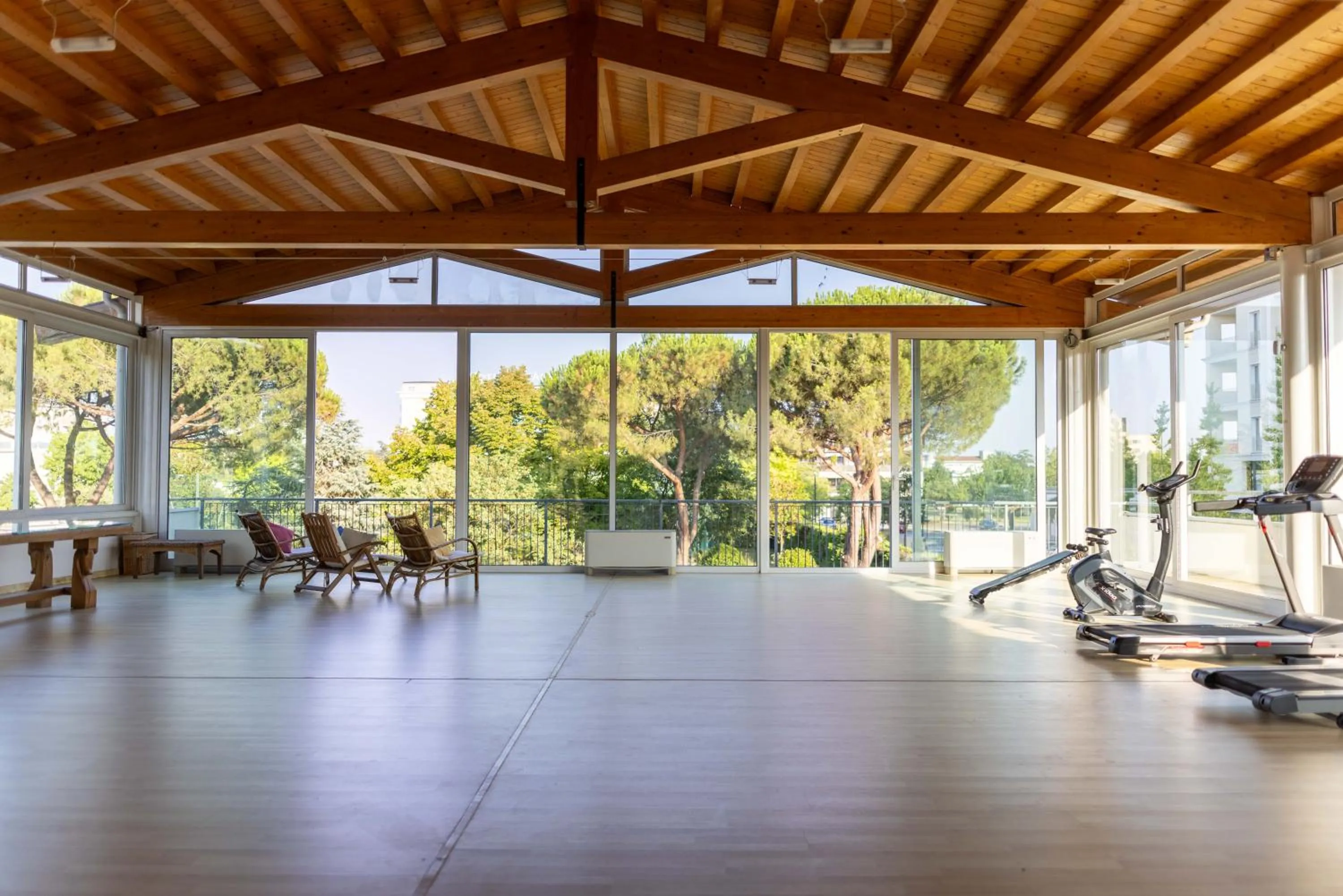 Fitness centre/facilities in Hotel Terme Milano