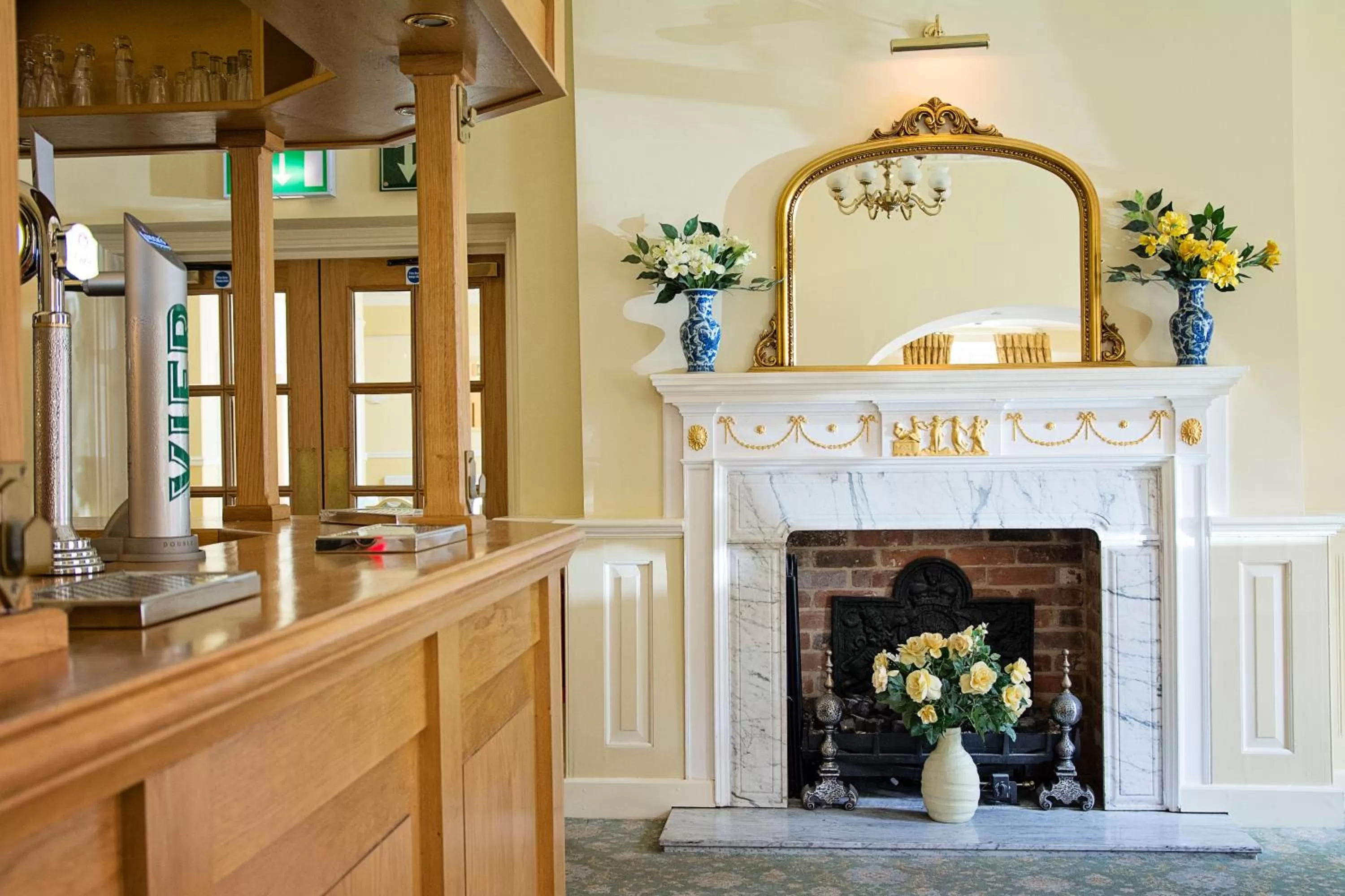 Decorative detail in Waveney House Hotel