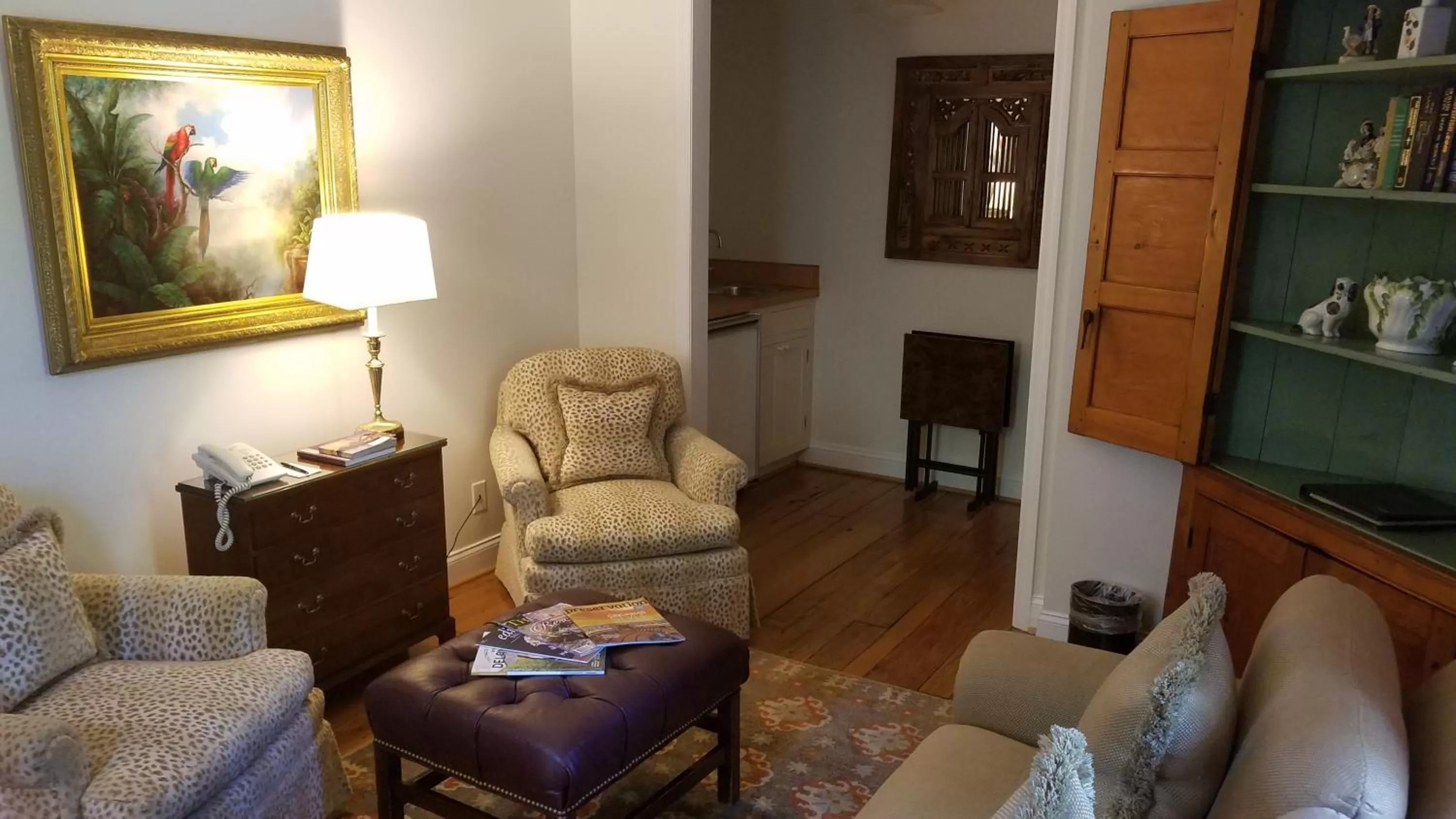 Seating area in The Inn at Montchanin Village & Spa