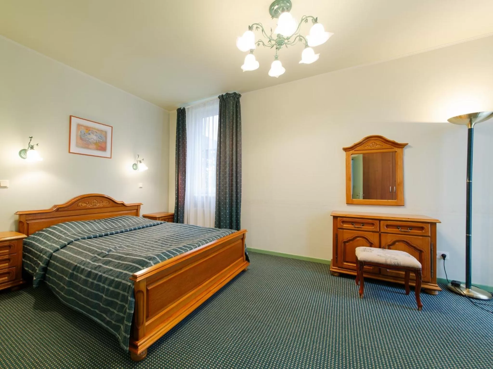 Bed in Daina Jurmala Beach Hotel