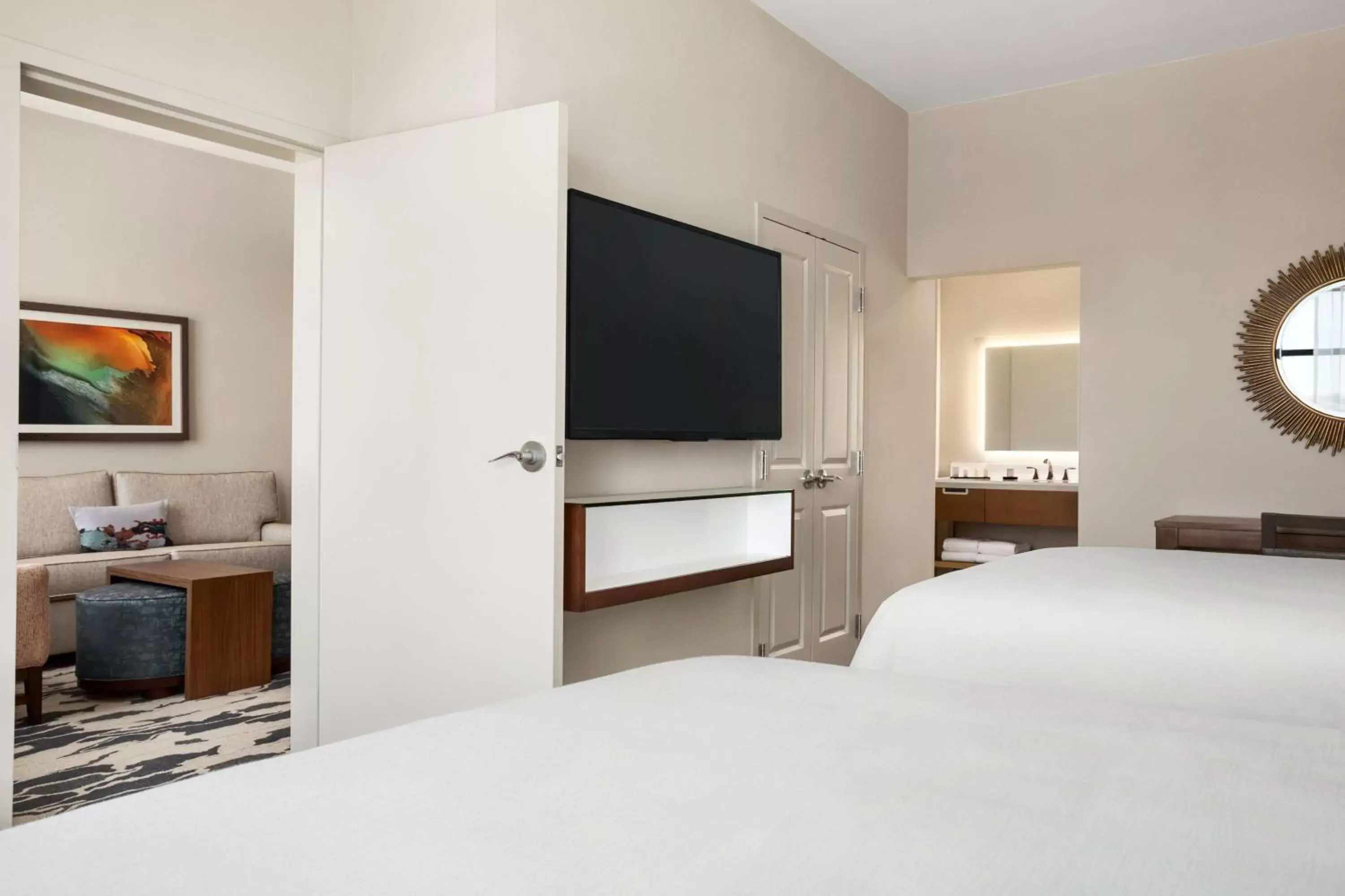 Two Bedroom Suite with Two Queen Beds / Hearing Accessible Non-Smoking in Embassy Suites by Hilton McAllen Convention Center Two Bedroom Suite with Two Queen Beds / Hearing Accessible Non-Smoking in Embassy Suites by Hilton McAllen Convention Center