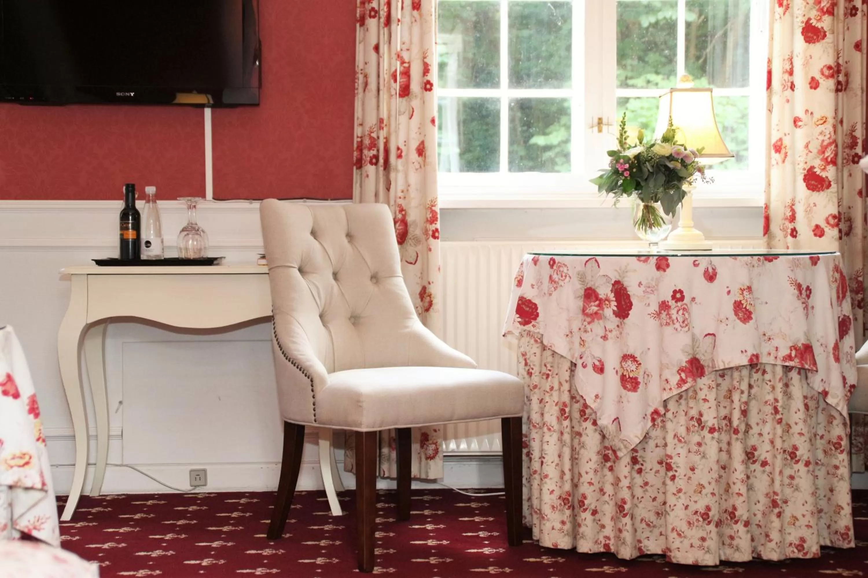 Seating area in Sophiendal Manor