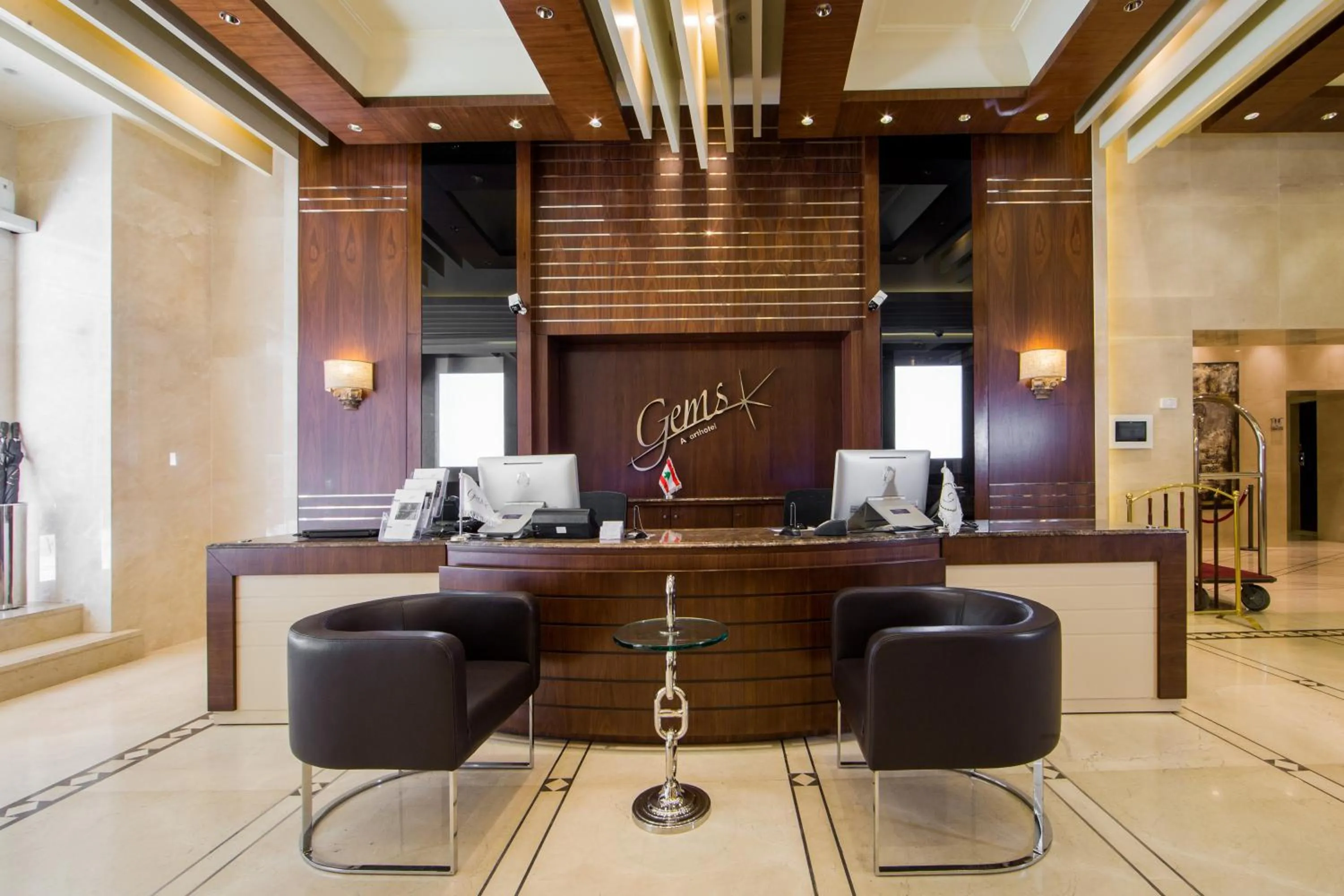 Lobby or reception in Gems Hotel