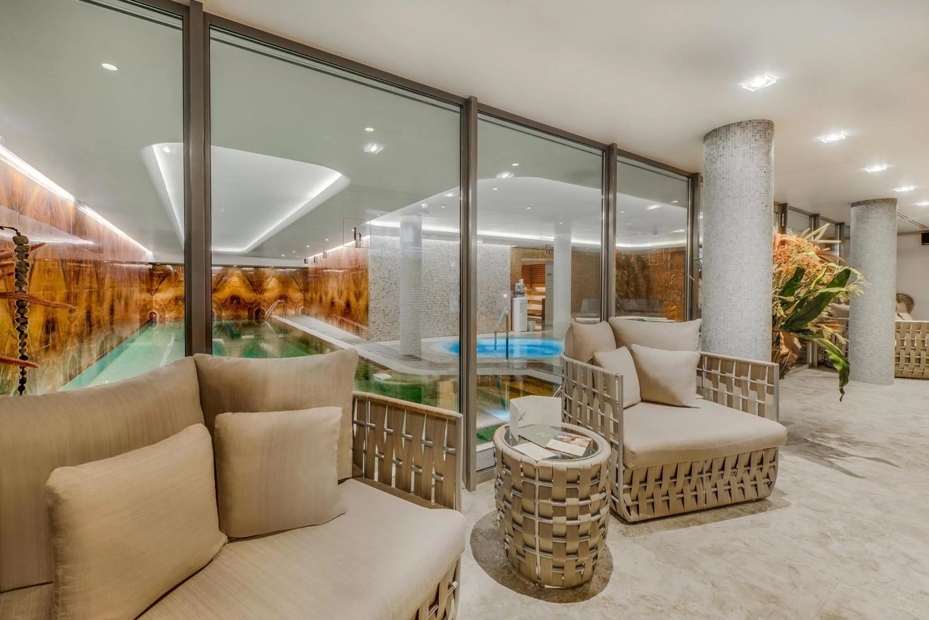 Seating area in Grand Poet Hotel and SPA by Semarah