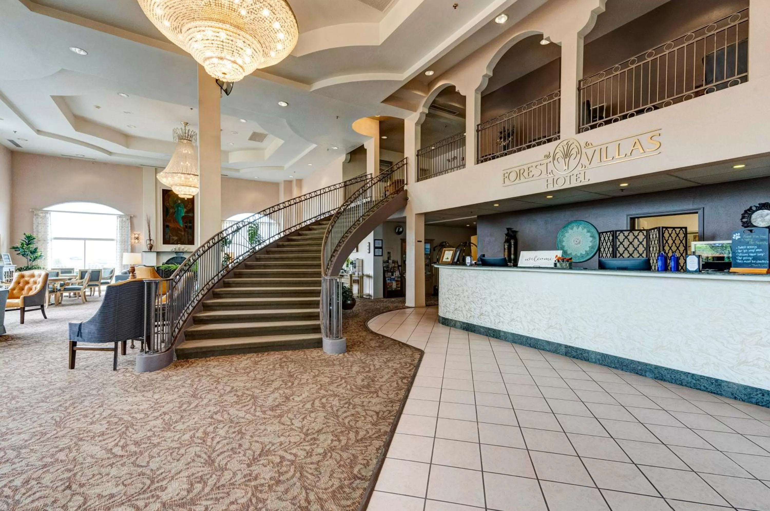 Lobby or reception in Forest Villas Hotel