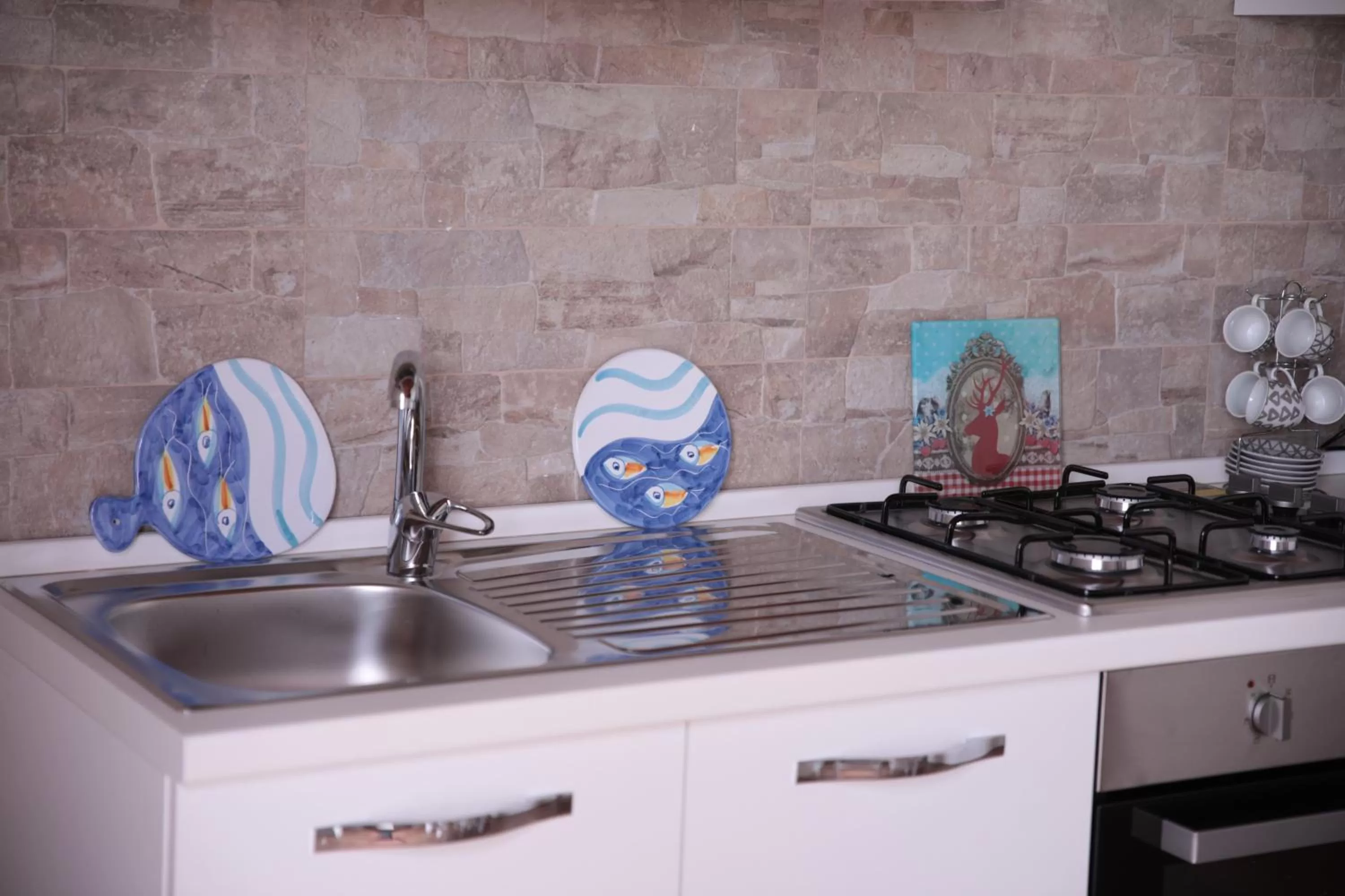 Kitchen or kitchenette in Palazzo Caracciolo del Sole