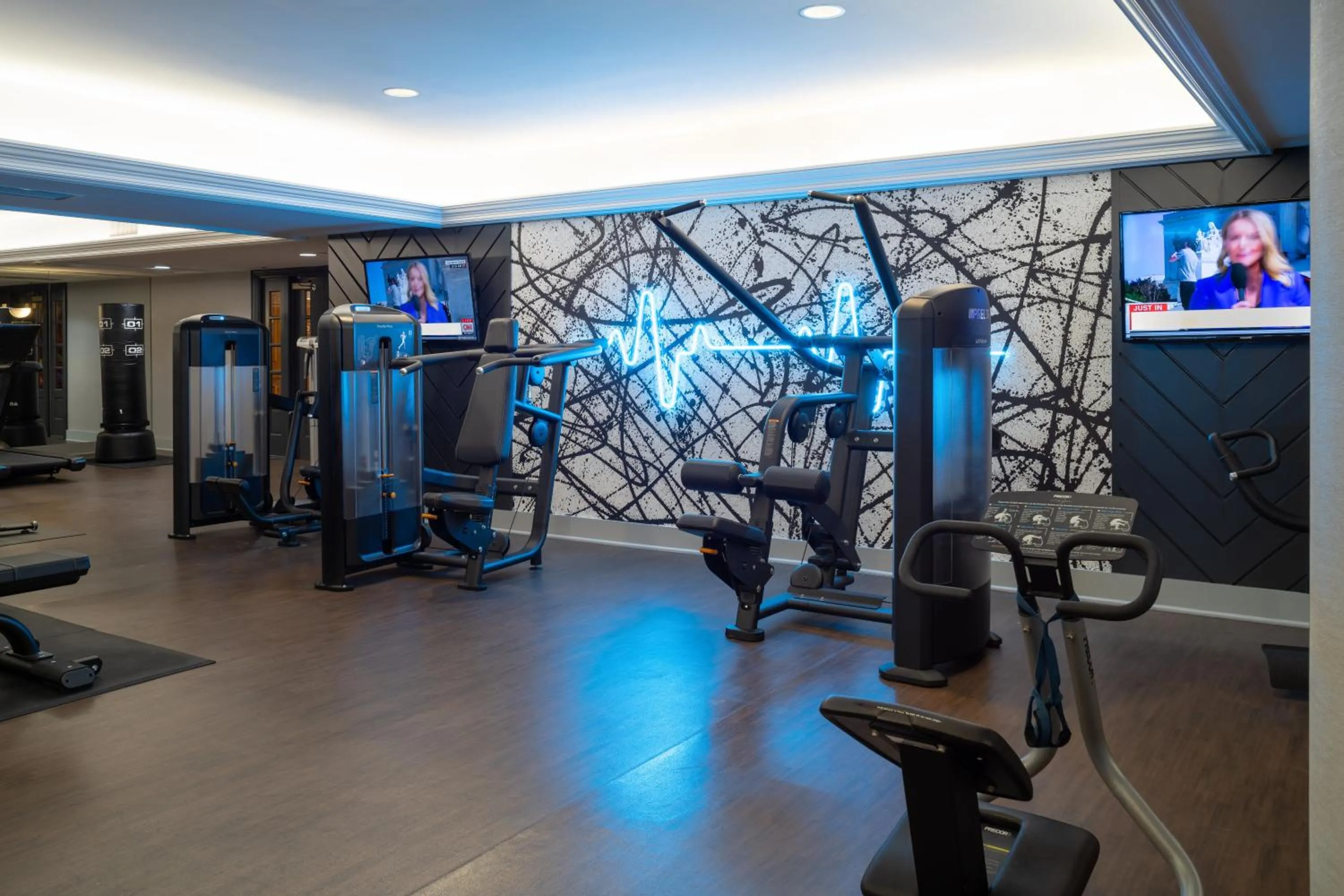 Fitness centre/facilities in The Stephen F Austin Royal Sonesta Hotel