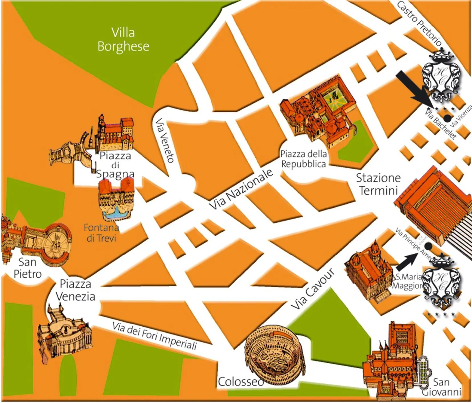 Neighbourhood in Hotel Champagne Palace