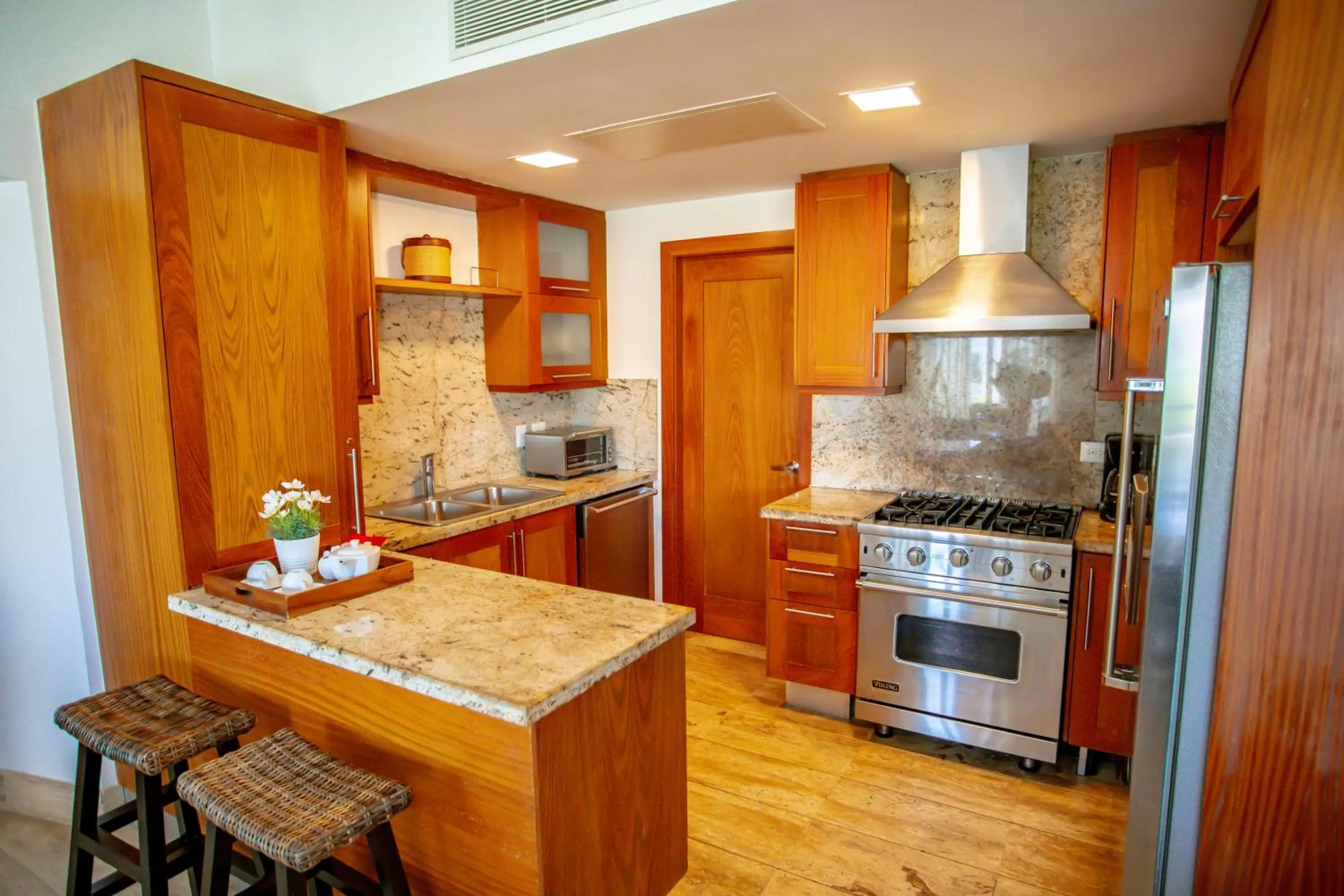 Kitchen or kitchenette in Xeliter Balcones del Atlantico - Las Terrenas