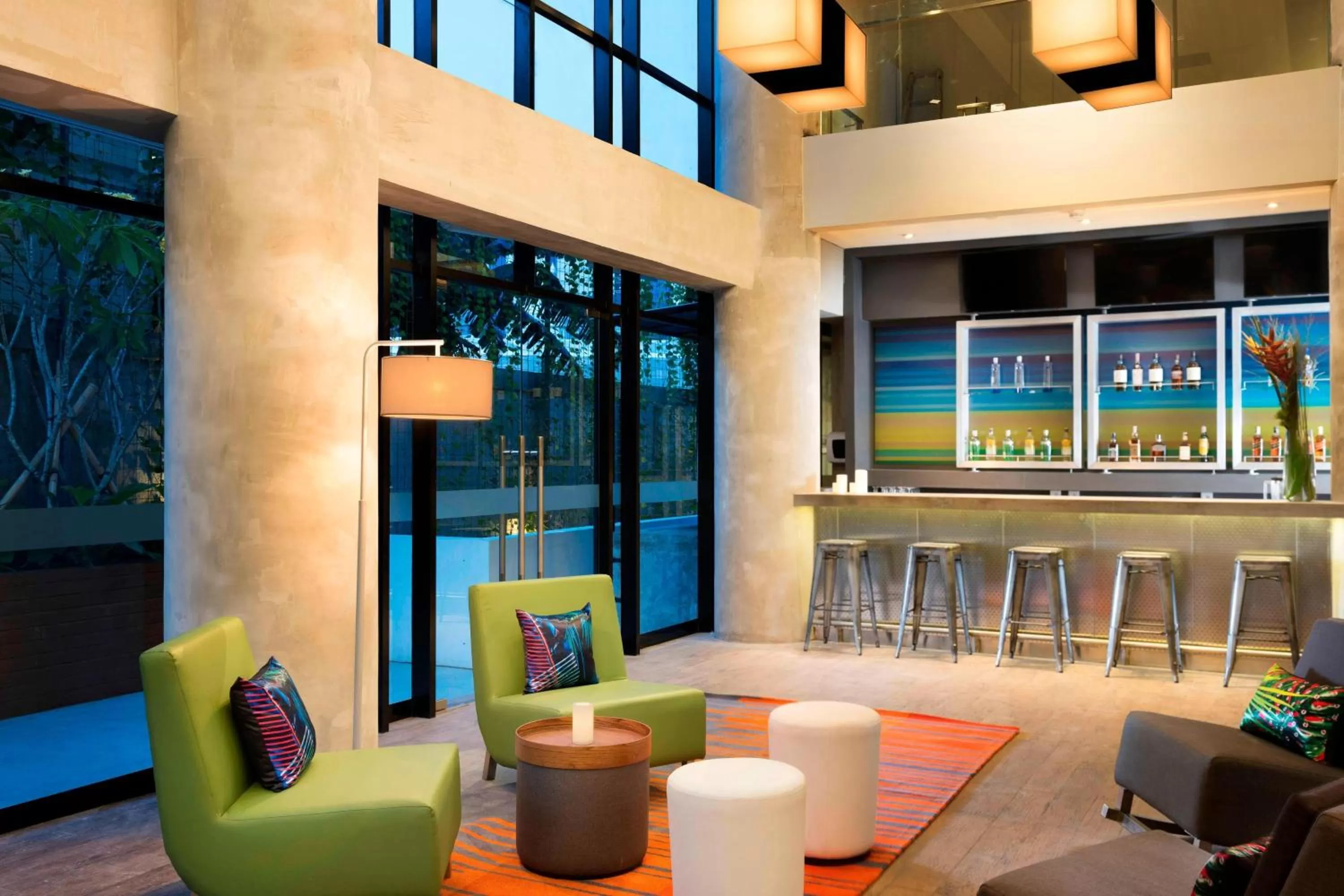 Lounge or bar in Aloft Jakarta Wahid Hasyim