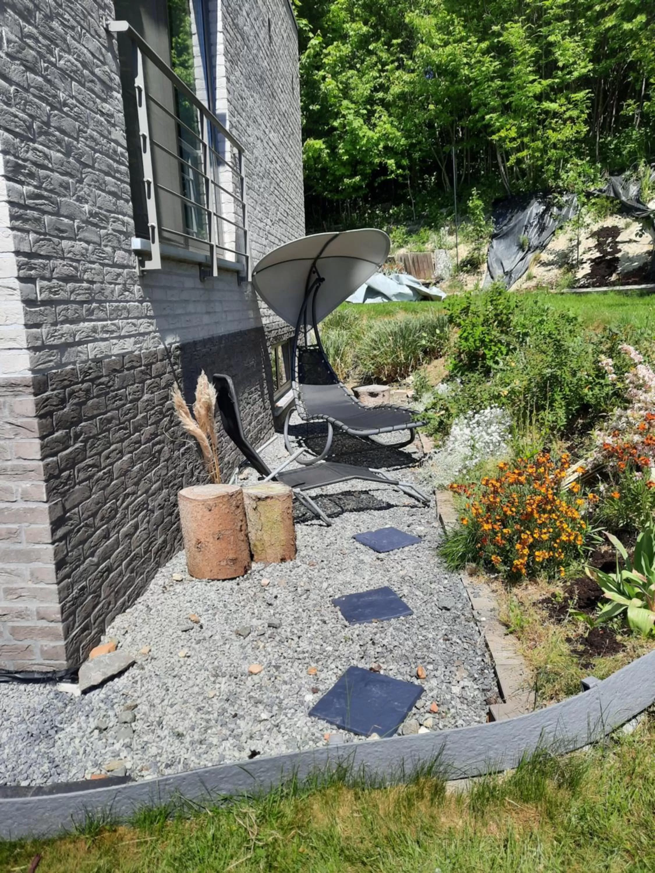 Garden view in La Maison De Marie