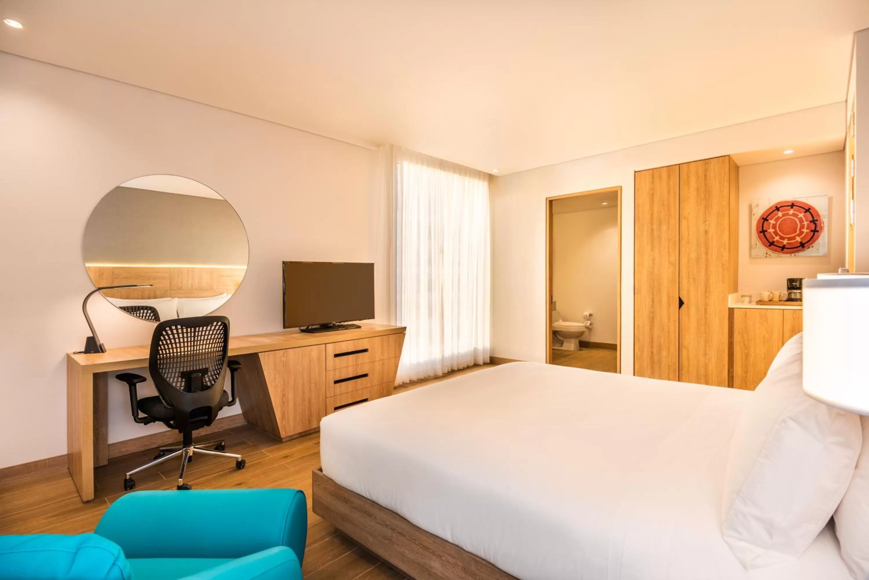 Bedroom, Bed in Hilton Garden Inn Santa Marta