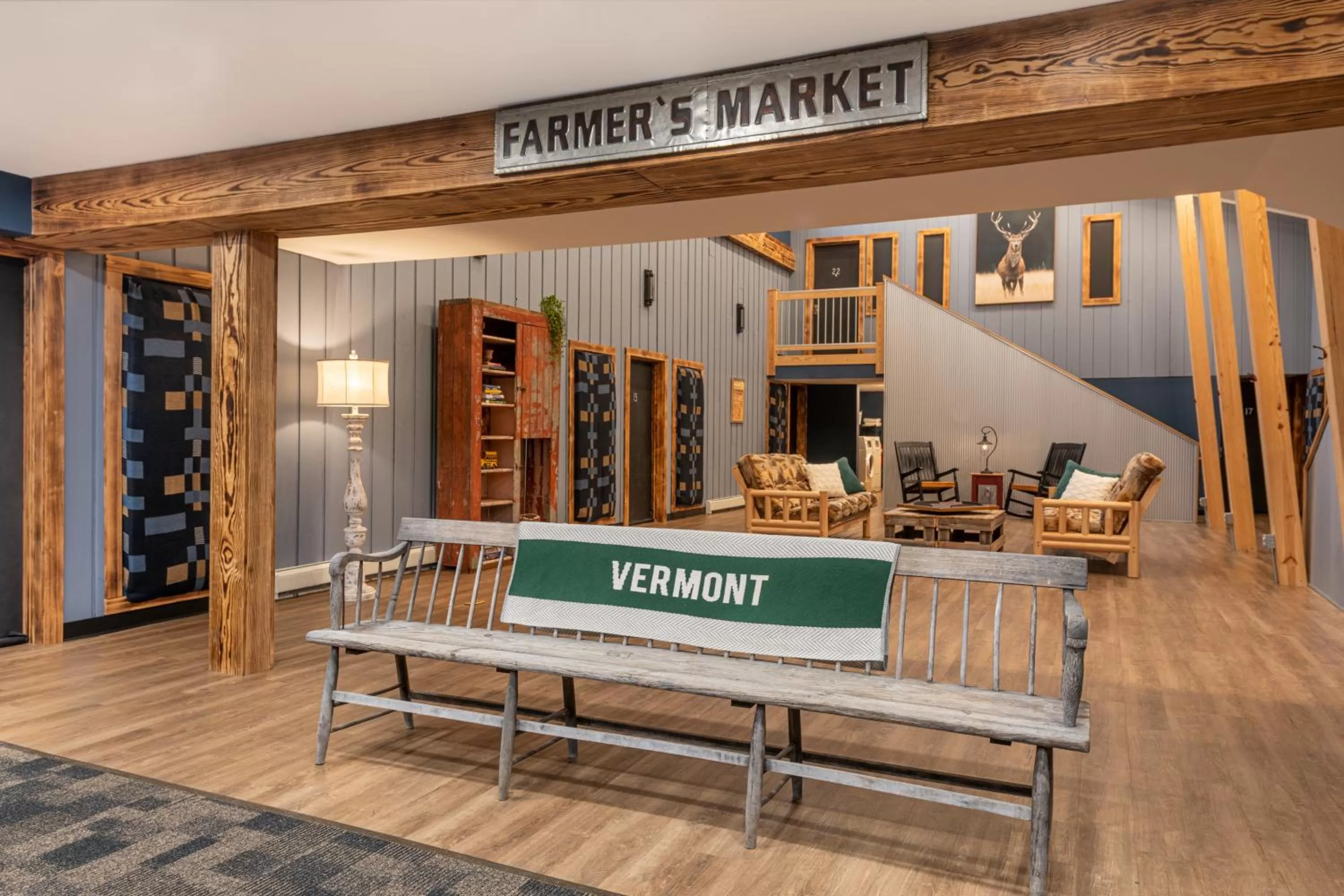 Lobby or reception in Mad River Lodge