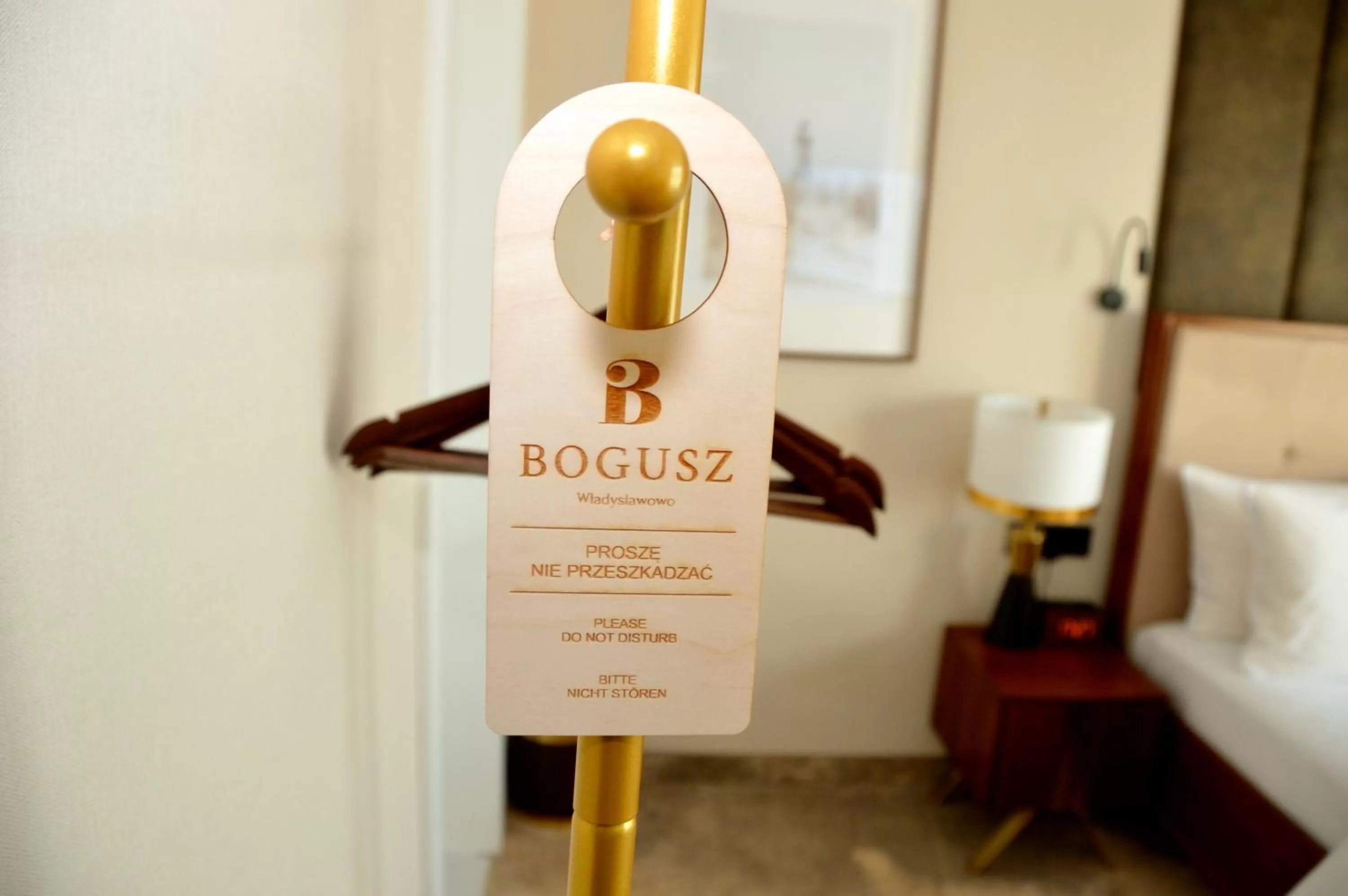 Decorative detail, Bed in The BOGUSZ Wladyslawowo