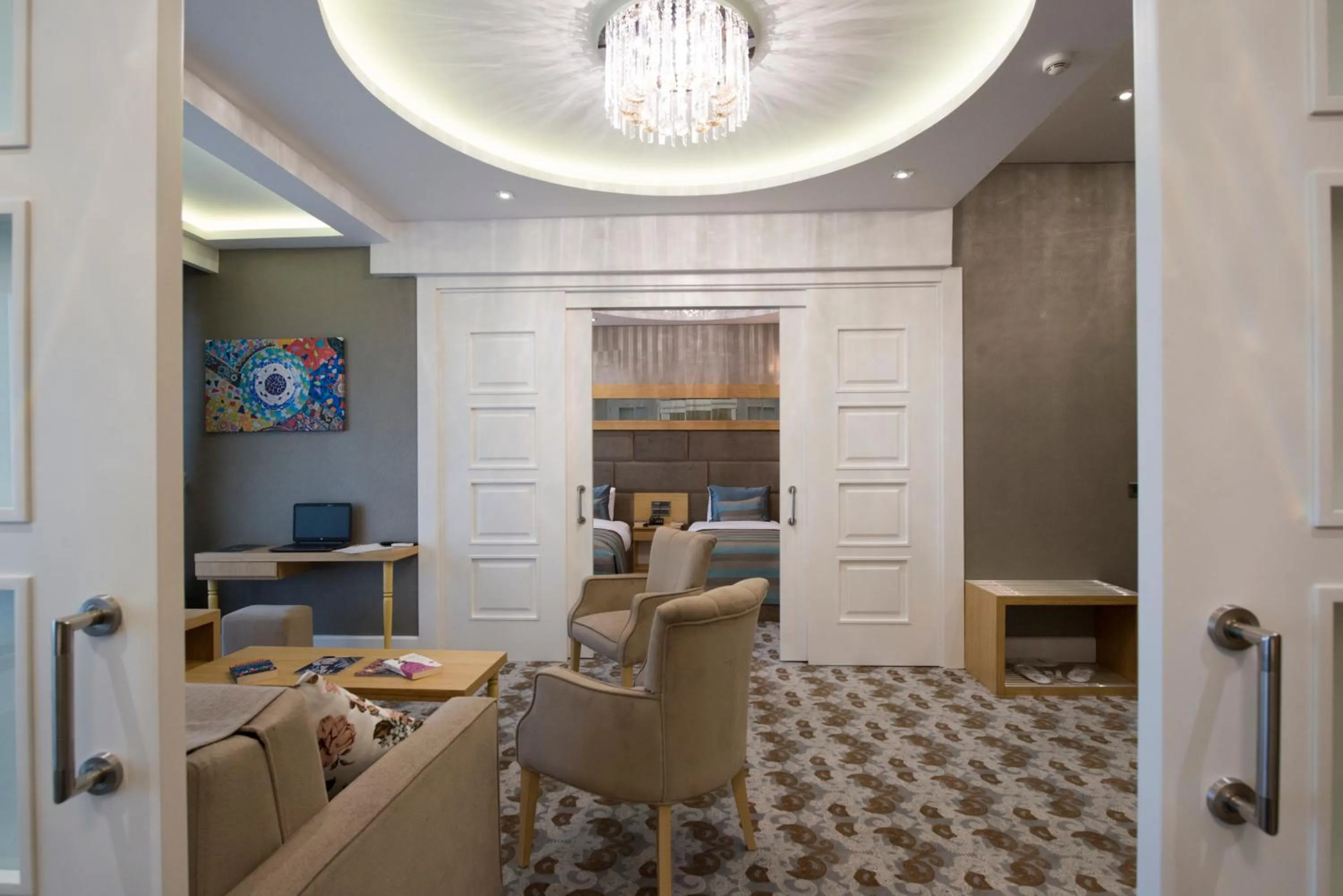 Living room in The Berussa Hotel