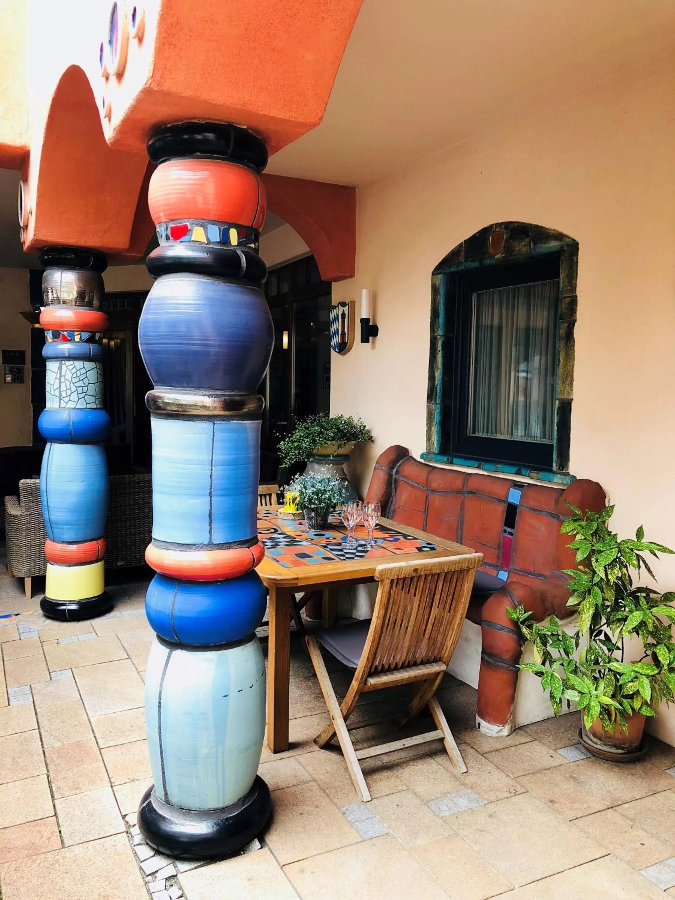 Patio in Hotel Römer