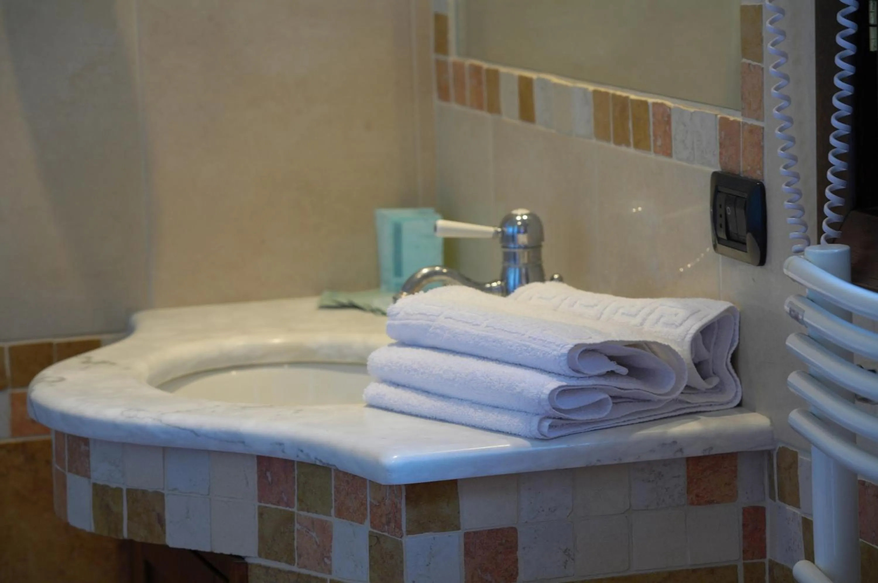 Bathroom in Airone Wellness Hotel