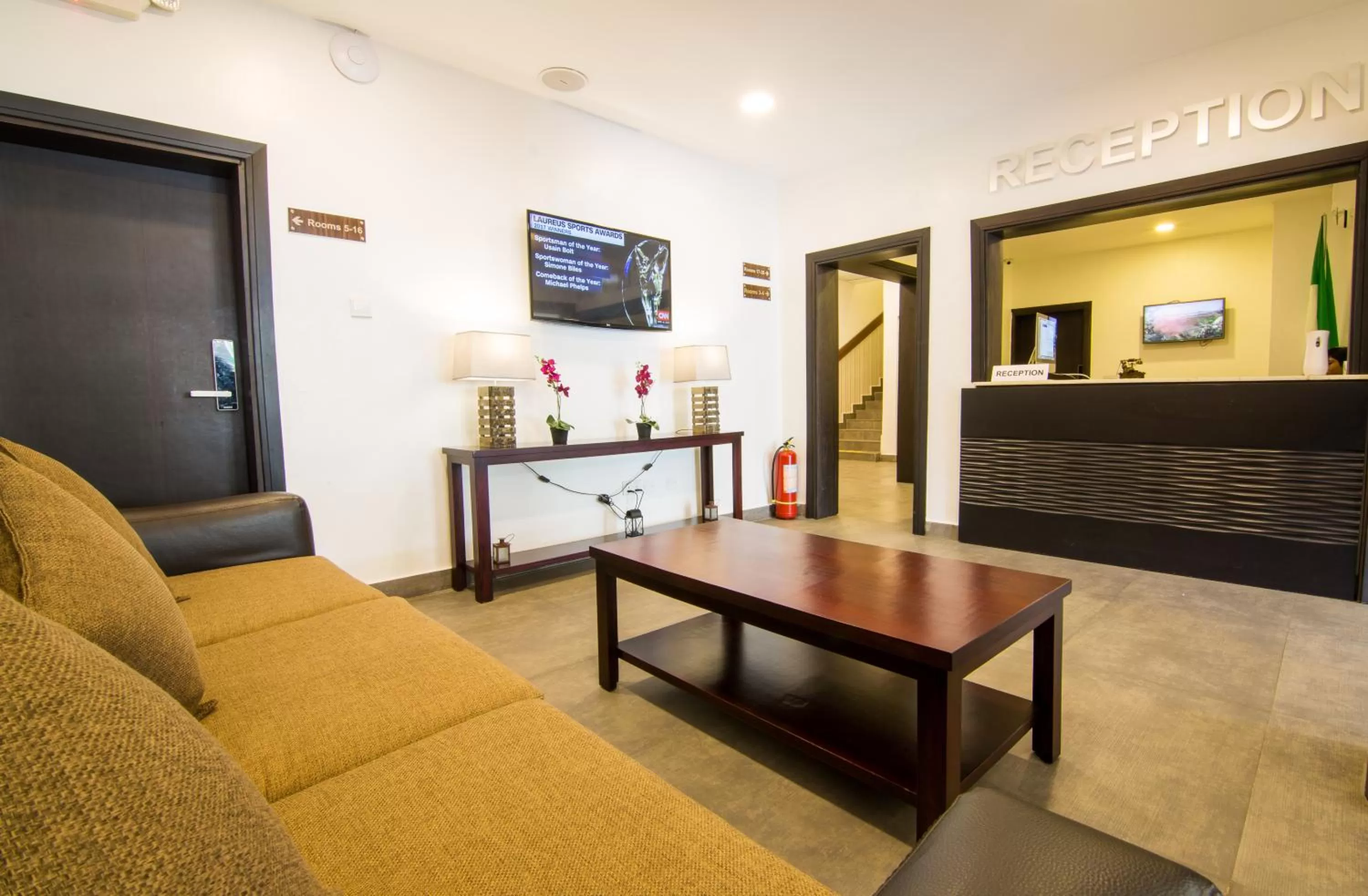 Lobby or reception in Sinclair Guest House