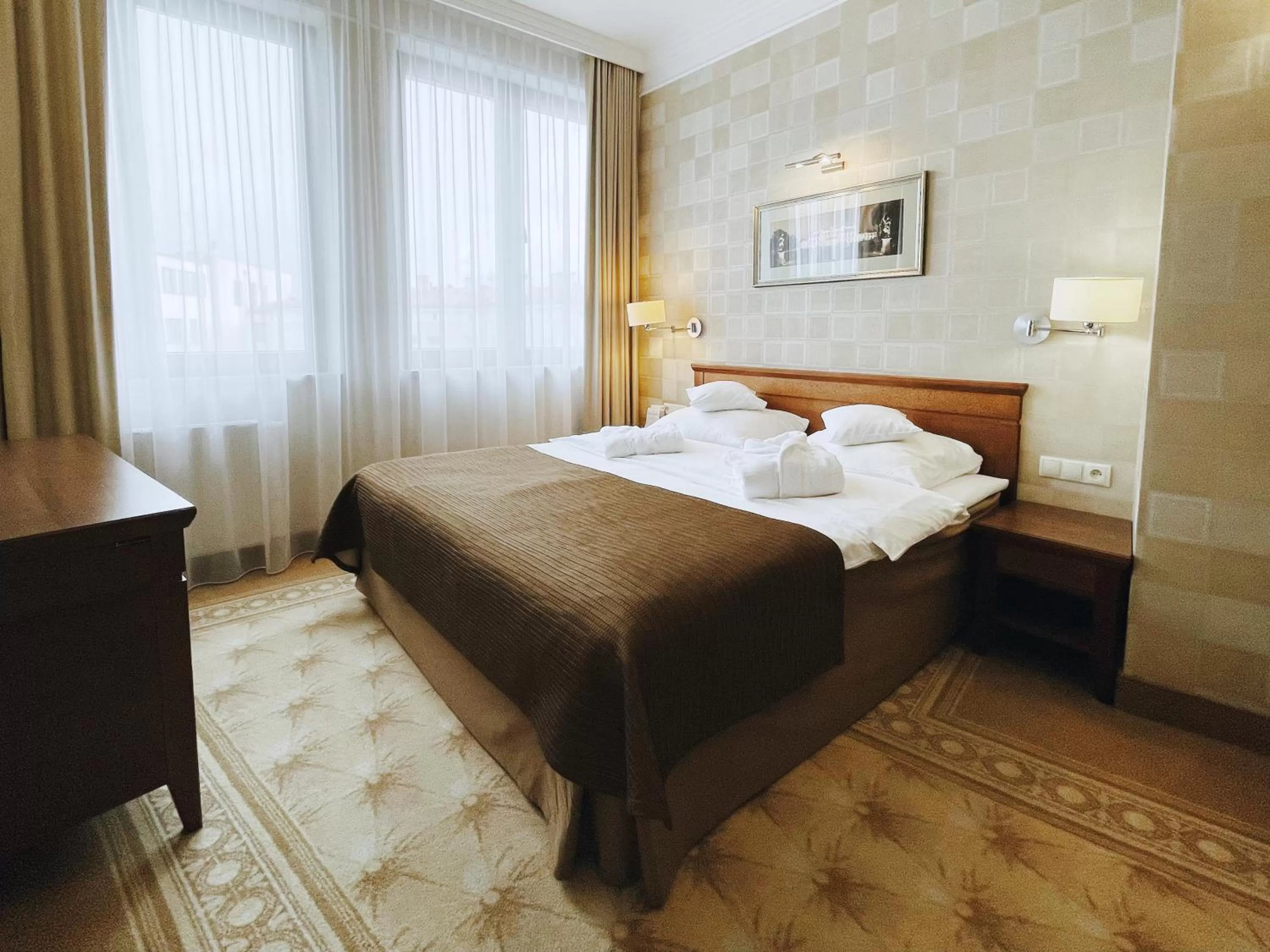 Bed in Hotel Esperanto