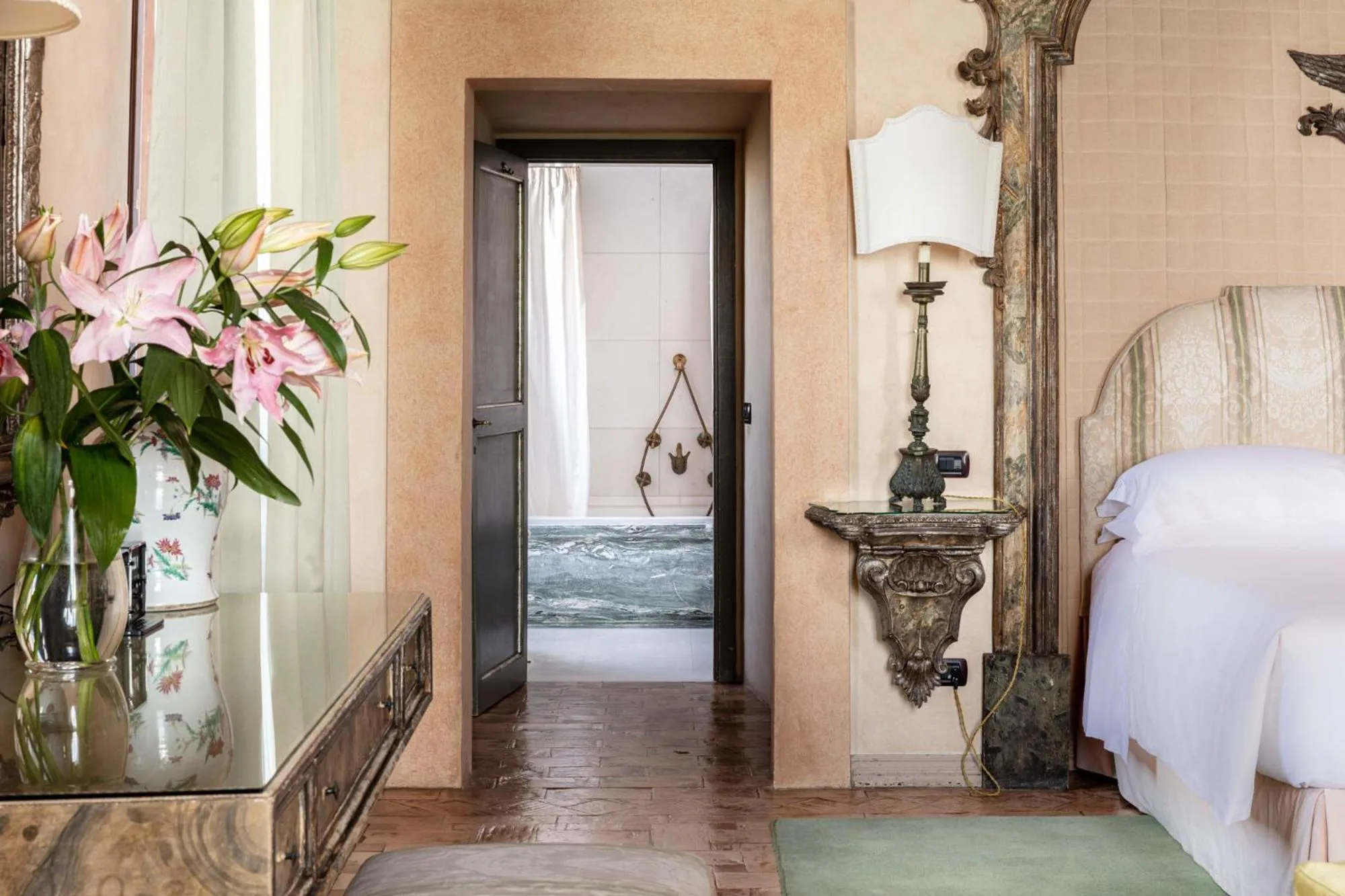 Bedroom, Bed in La Posta Vecchia Hotel