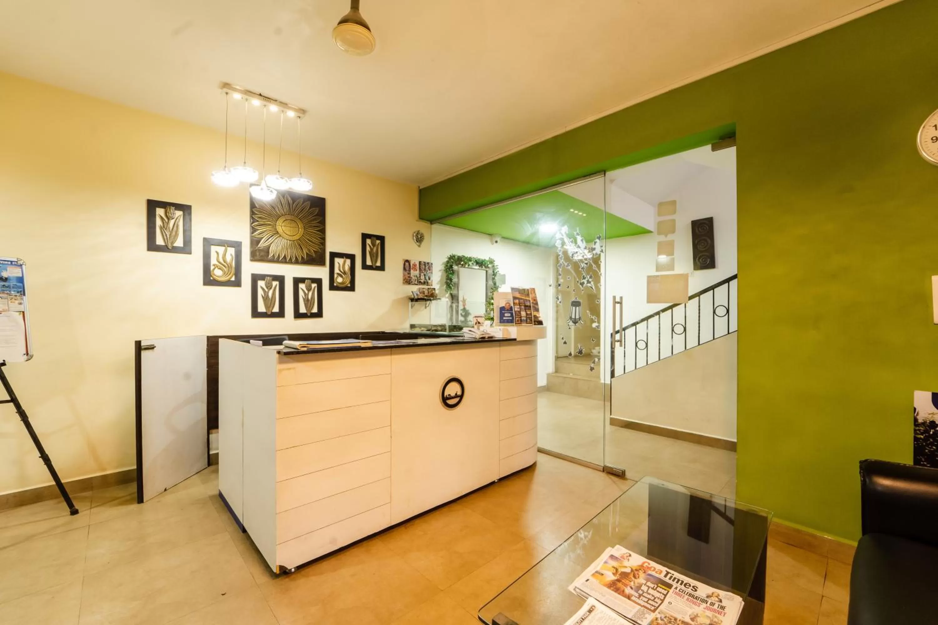 Lobby or reception in Kay's Riverview Resort - Near Baga Beach