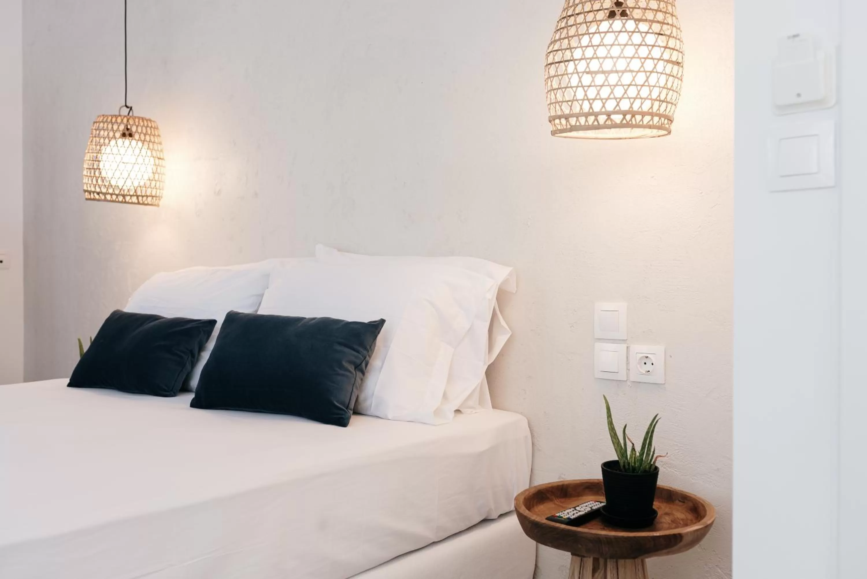 Bedroom, Bed in BOĒM Boutique Hotel Lefkada