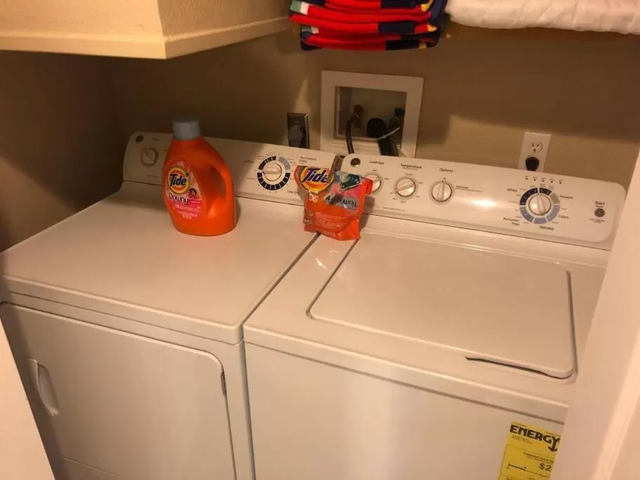 washing machine in The Dawn on Galveston Beach