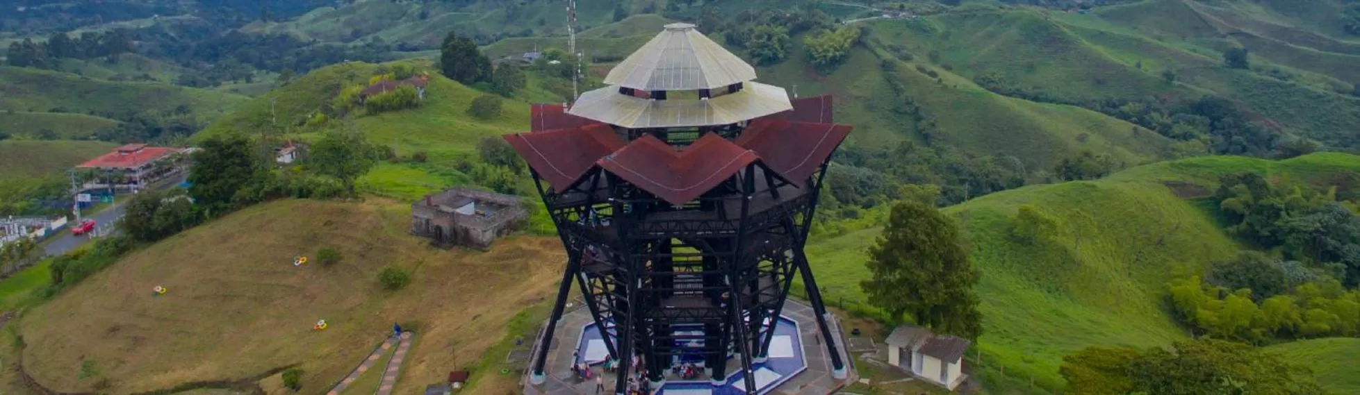 Bird's-eye View in Casa Hotel El Compadre
