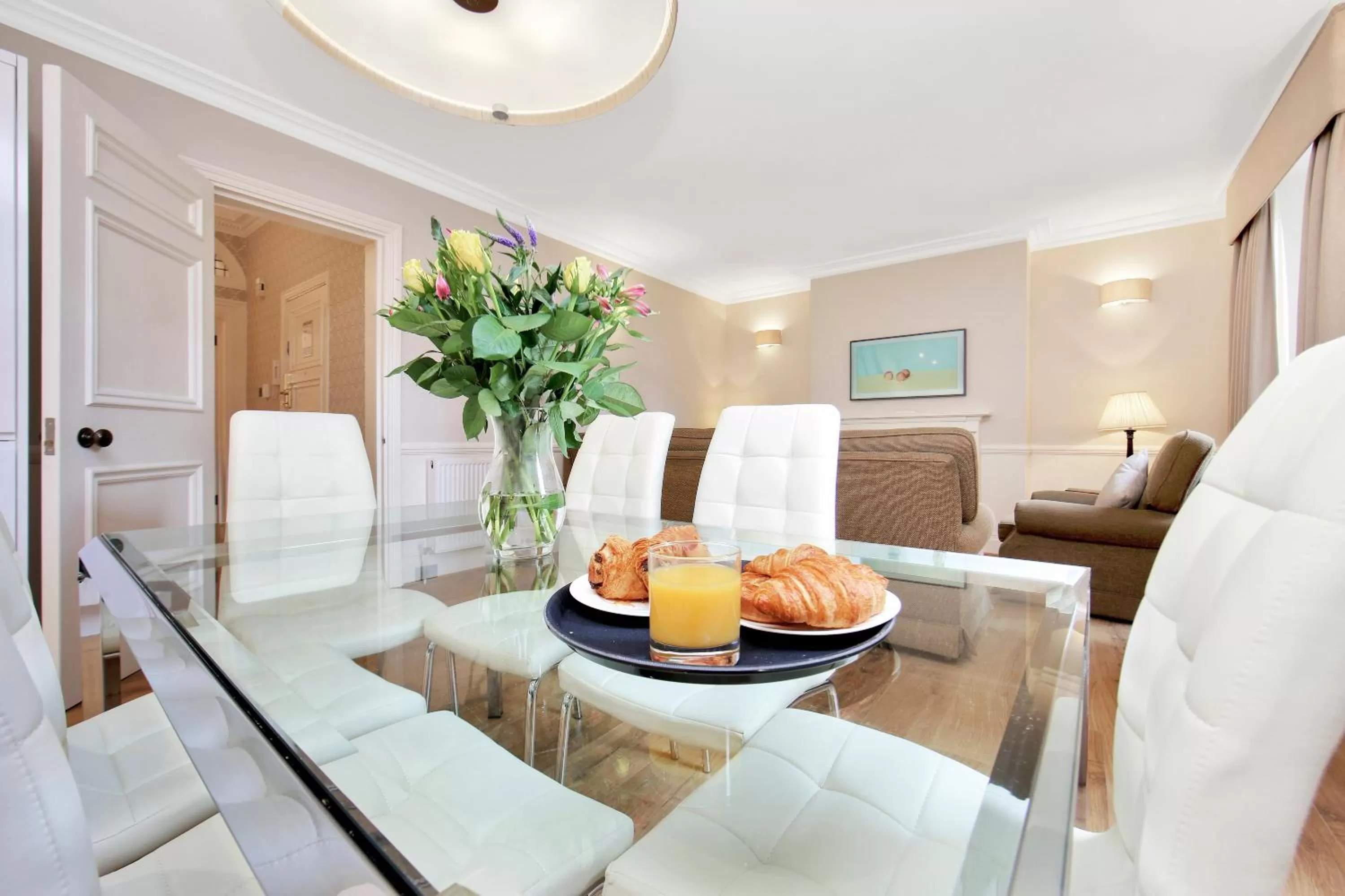 Dining area in No1 The Mansions By Mansley