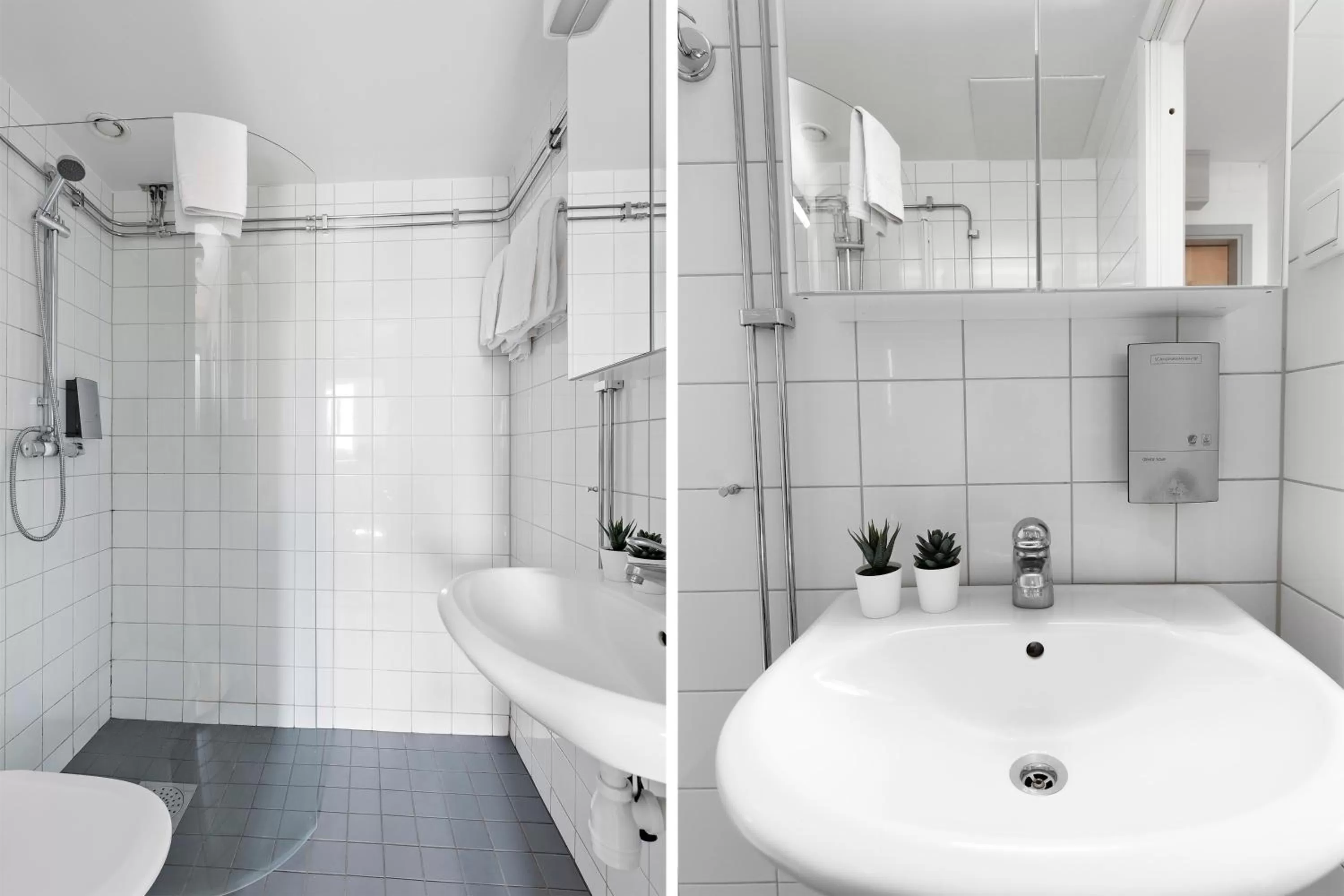 Bathroom in Forenom Hotels & Apartments Stockholm Alvik