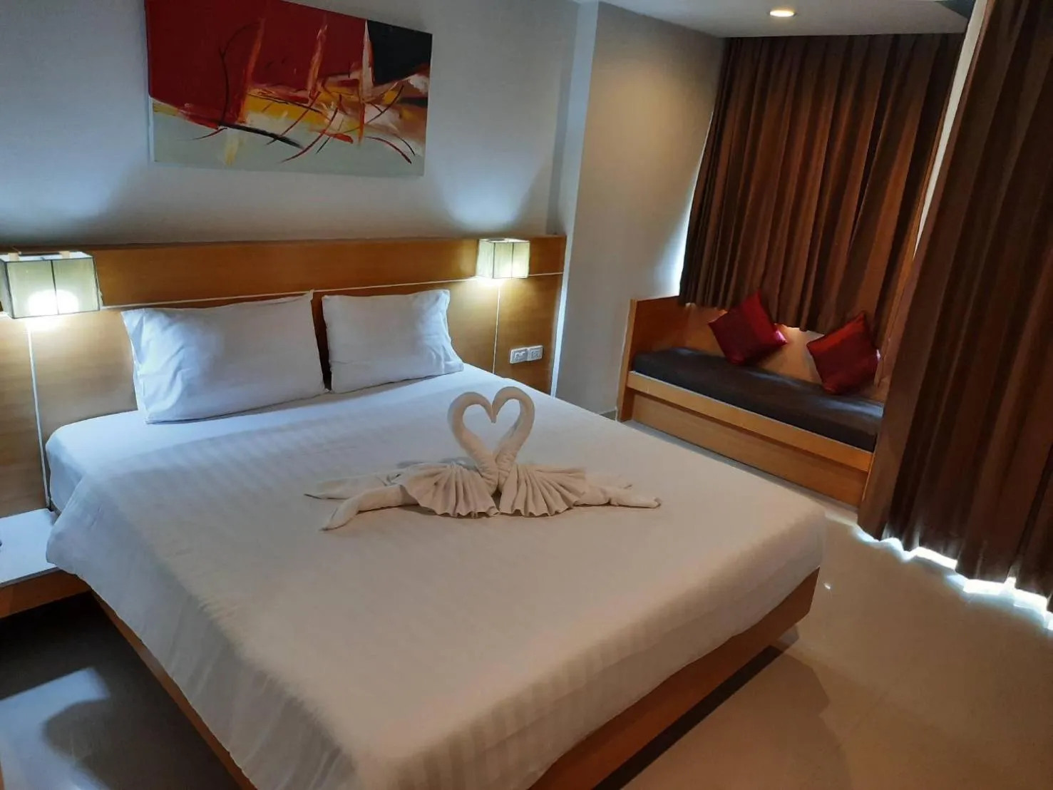 Bed in Aspery Hotel - SHA Certified